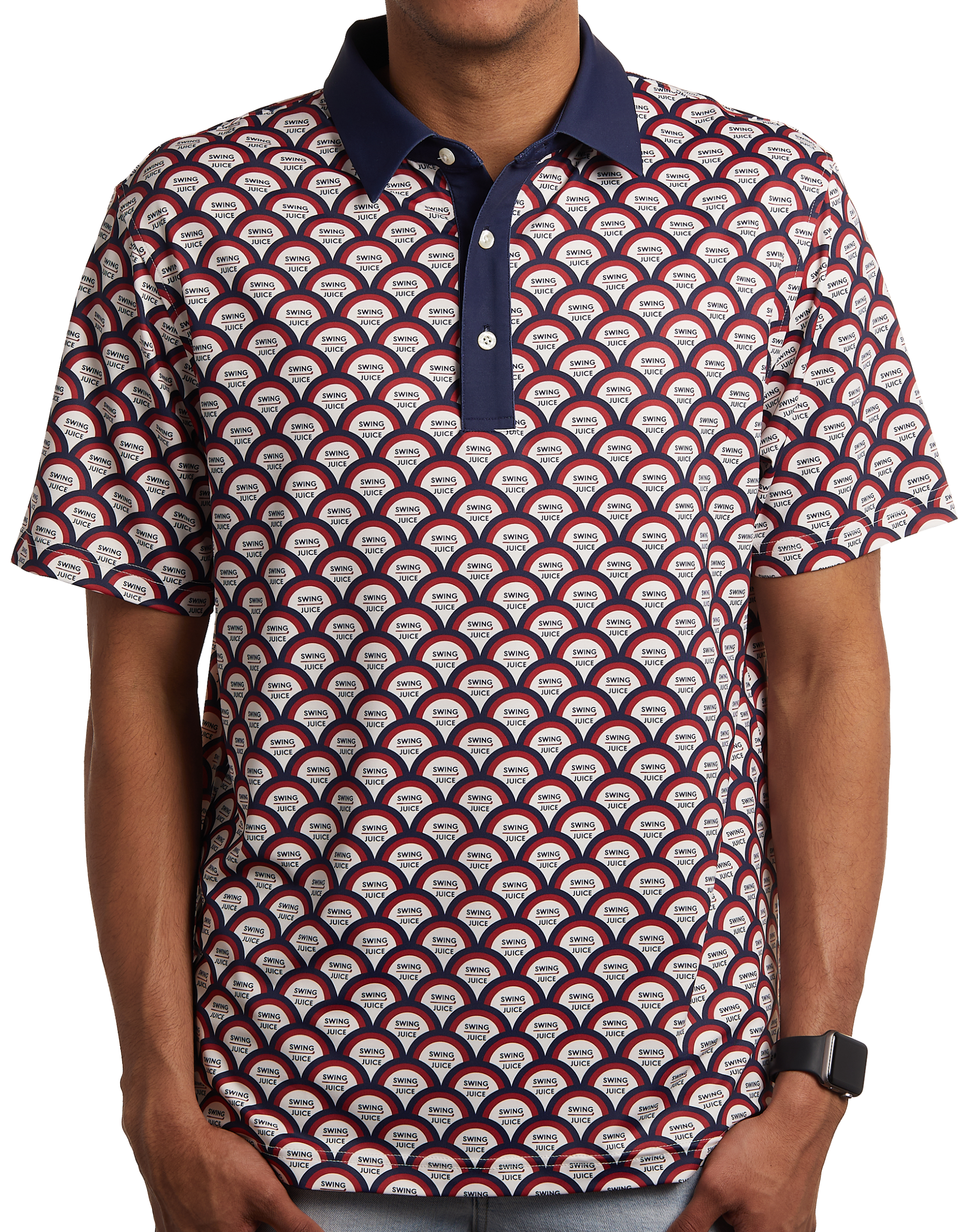SwingJuice Golf American Mod Men's Polo