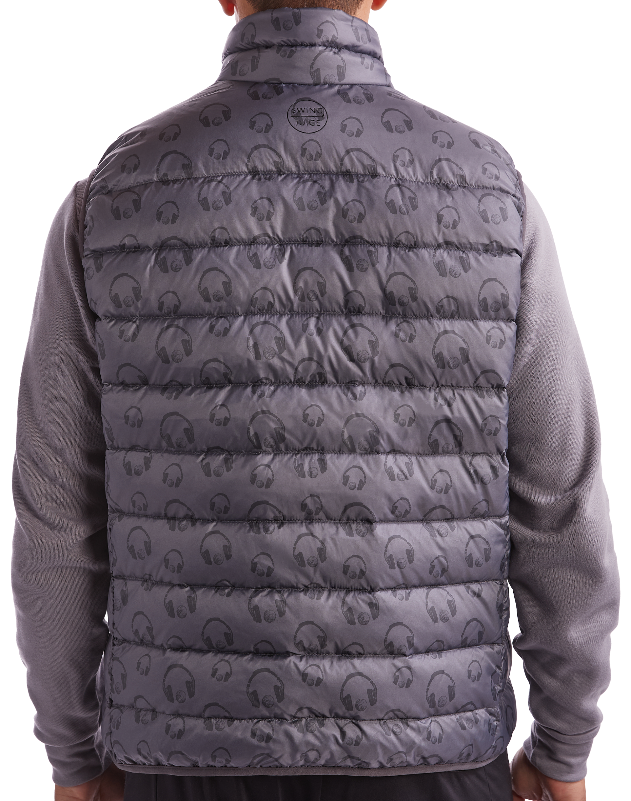 SwingJuice Golf & Hip Hop Men's Packable Puffer Vest - Image 2