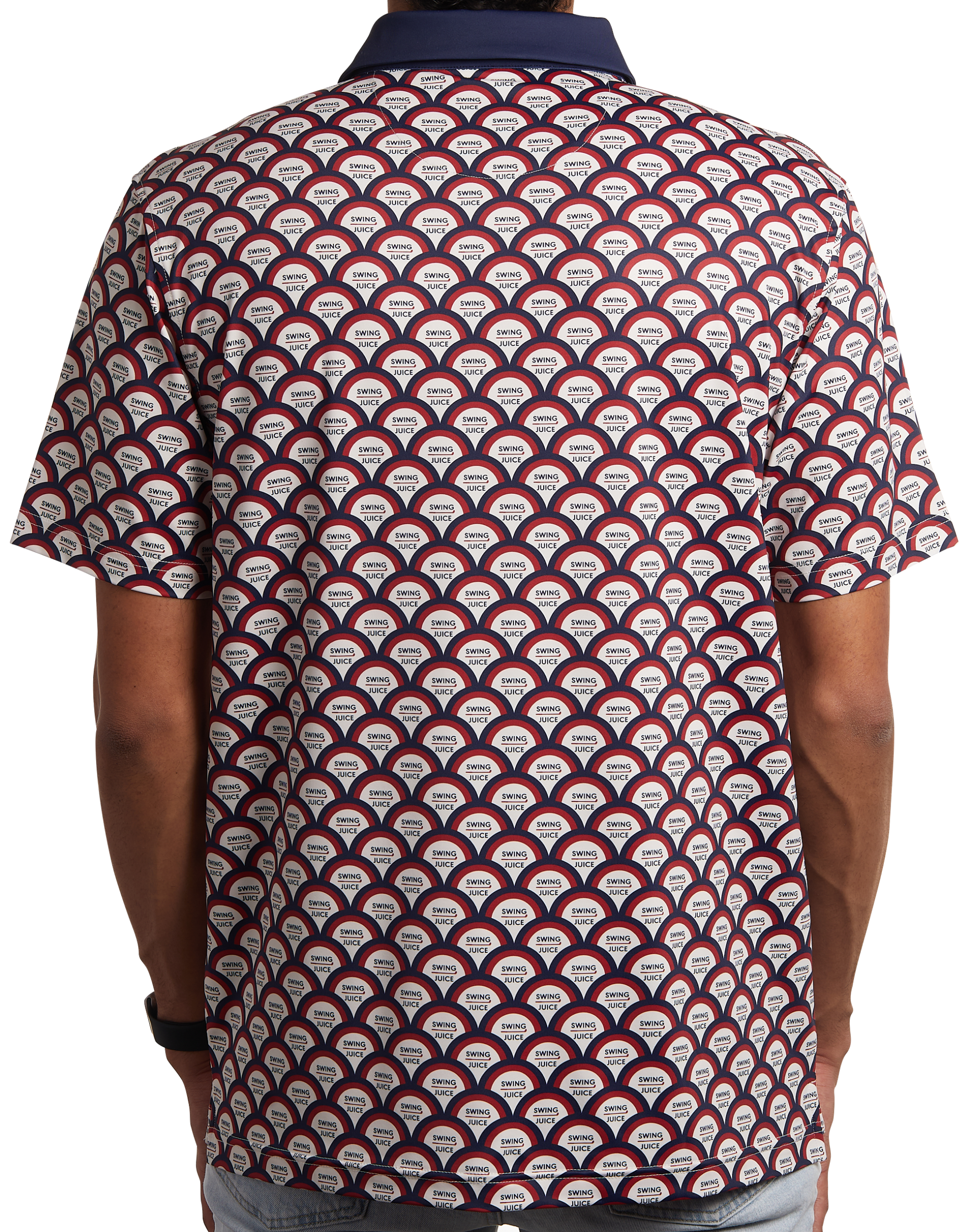 SwingJuice Golf American Mod Men's Polo - Image 3