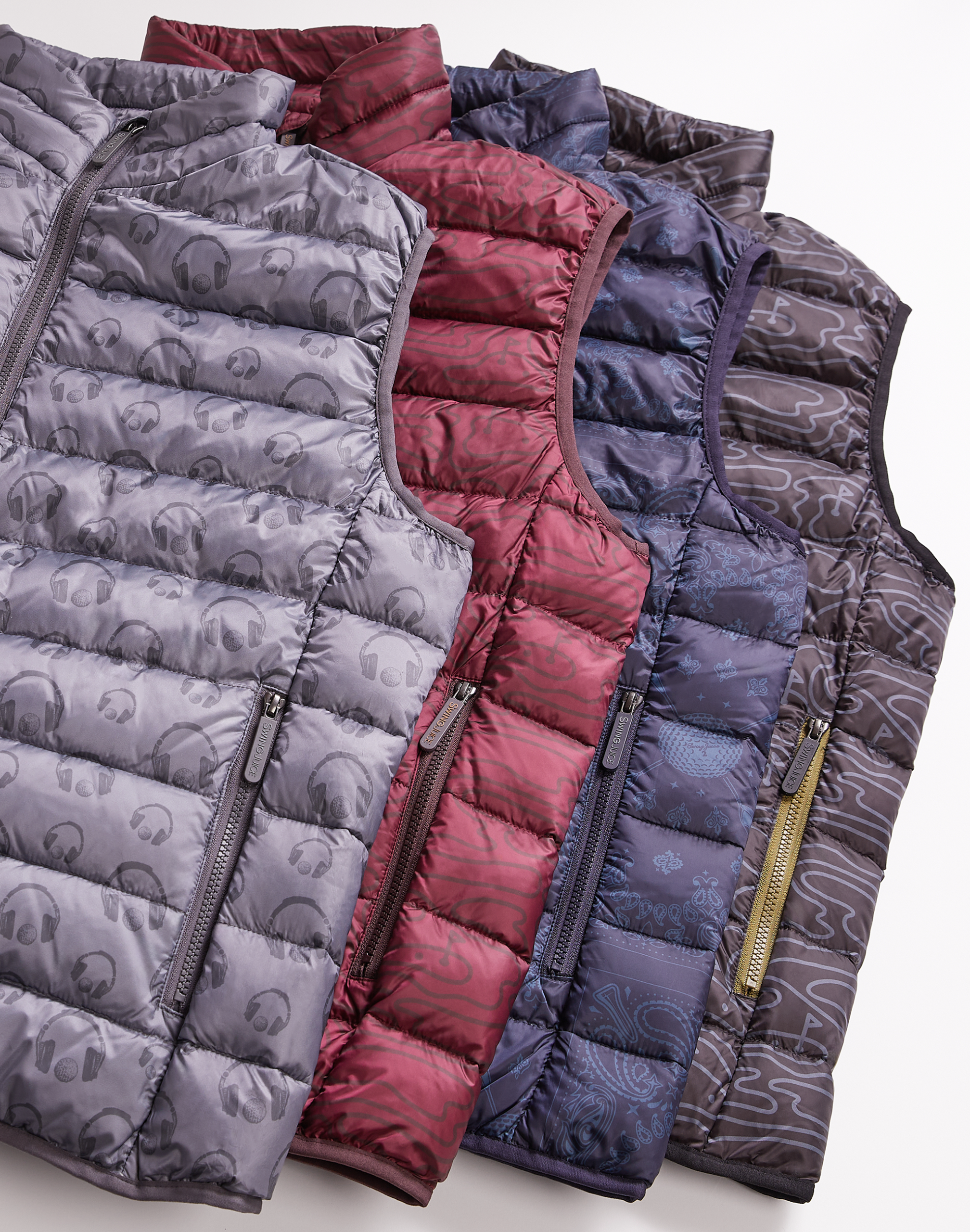 SwingJuice Golf & Hip Hop Men's Packable Puffer Vest - Image 7