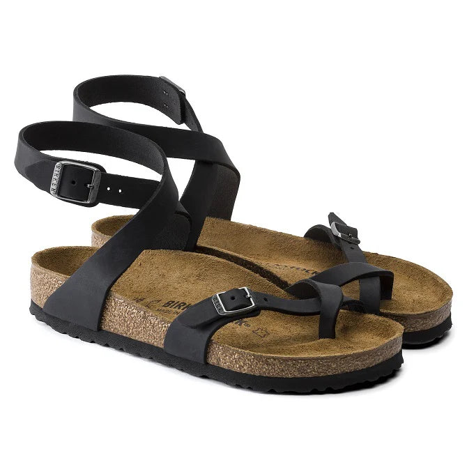 Birkenstock Yara Oiled Leather Black - Image 2