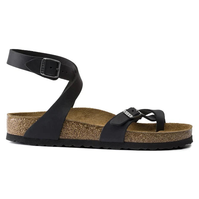 Birkenstock Yara Oiled Leather Black - Image 3