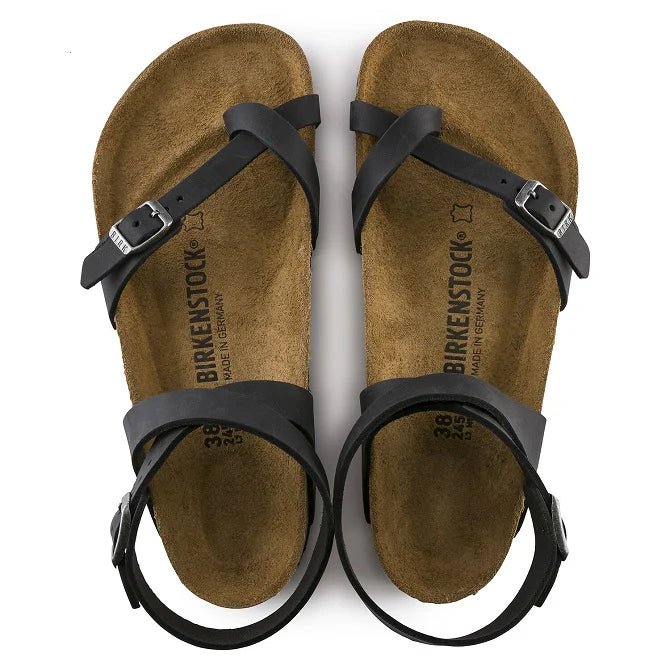 Birkenstock Yara Oiled Leather Black - Image 5