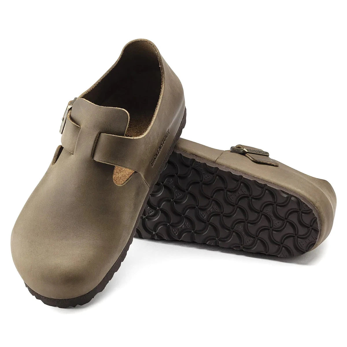 Birkenstock London Oiled Leather Shoes - Image 3