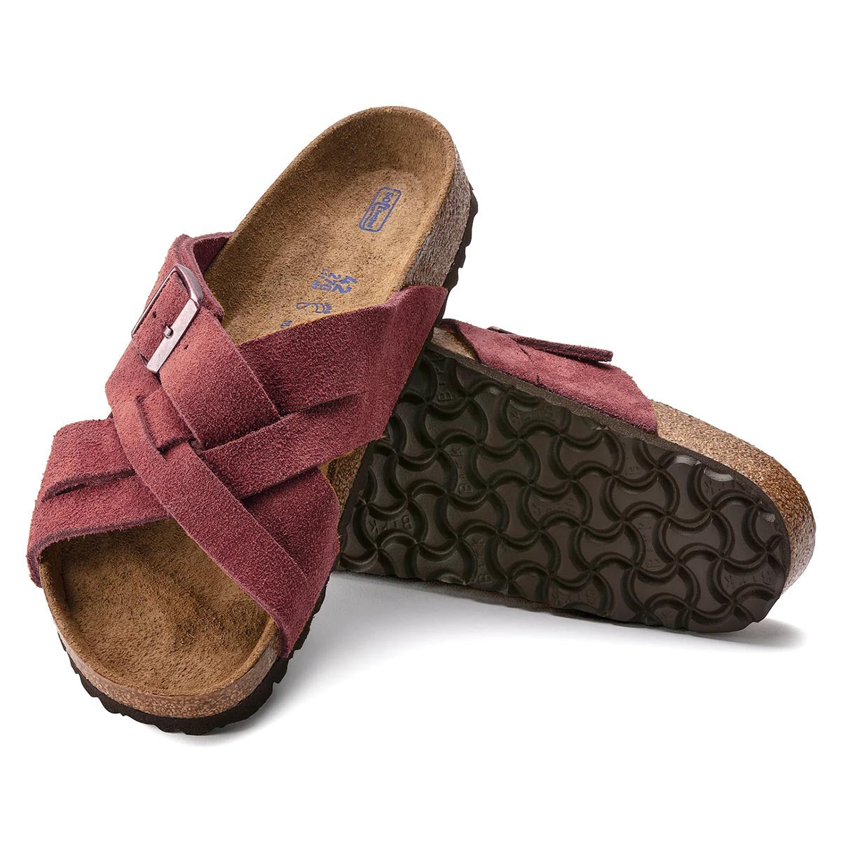 Birkenstock Lugano Soft Footbed Suede Sandals - Image 3