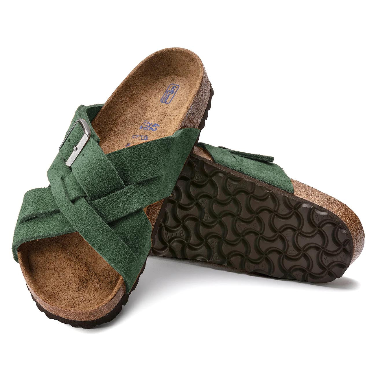Birkenstock Lugano Soft Footbed Suede Sandals - Image 11