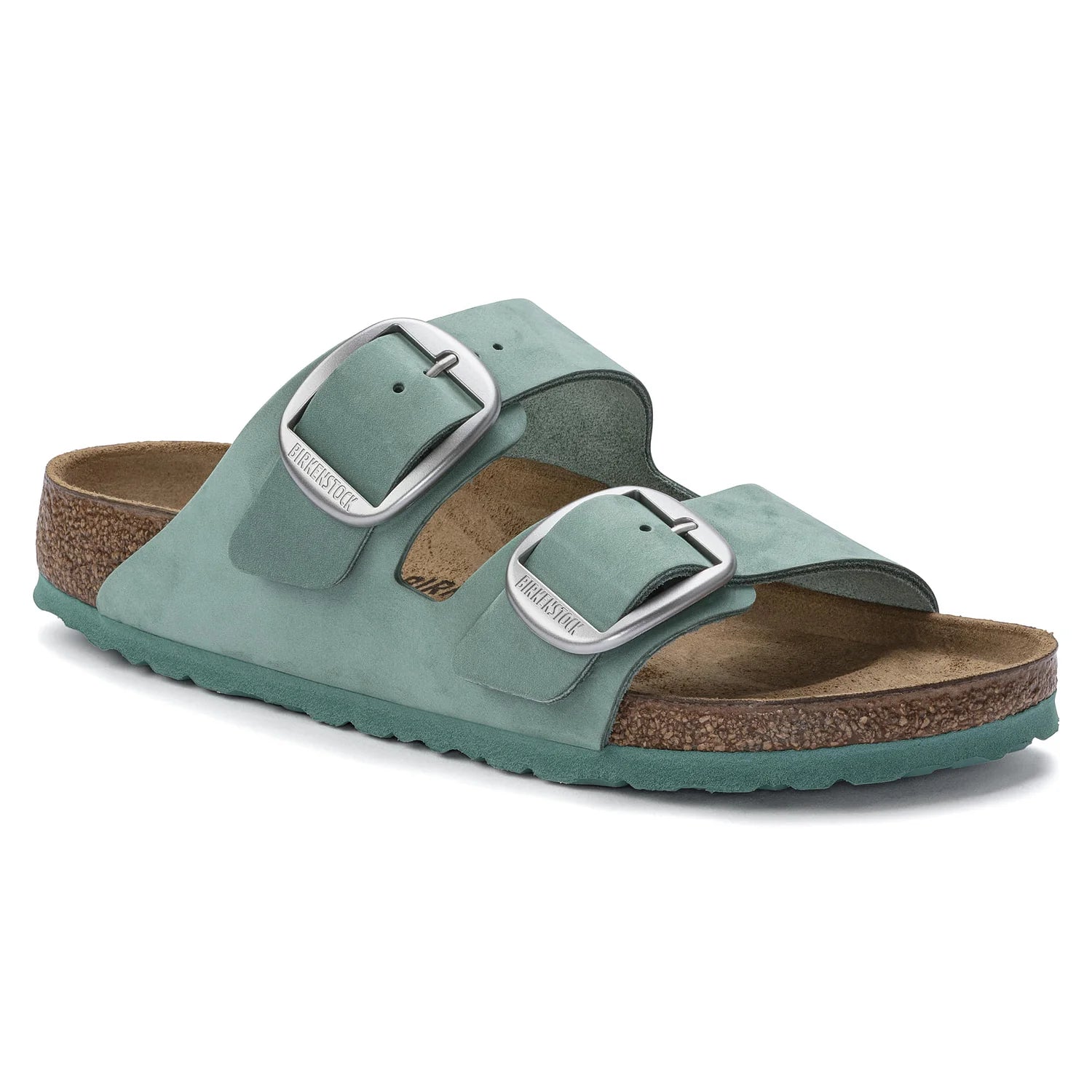 Birkenstock Arizona Big Buckle Natural Leather Nubuck Beryl