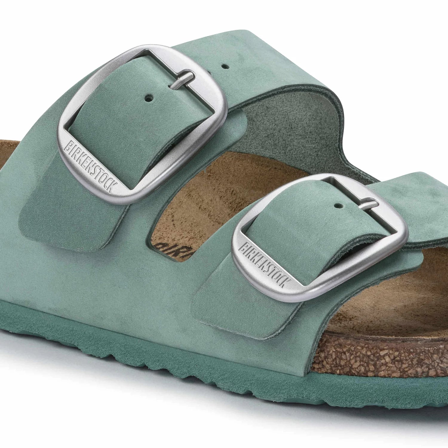 Birkenstock Arizona Big Buckle Natural Leather Nubuck Beryl - Image 6