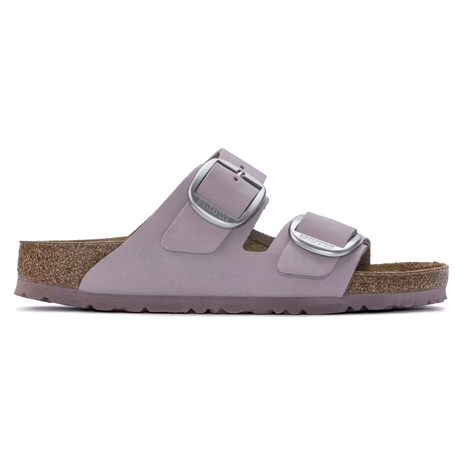 Birkenstock Arizona Big Buckle Natural Leather Nubuck Yomo Lilac - Image 3