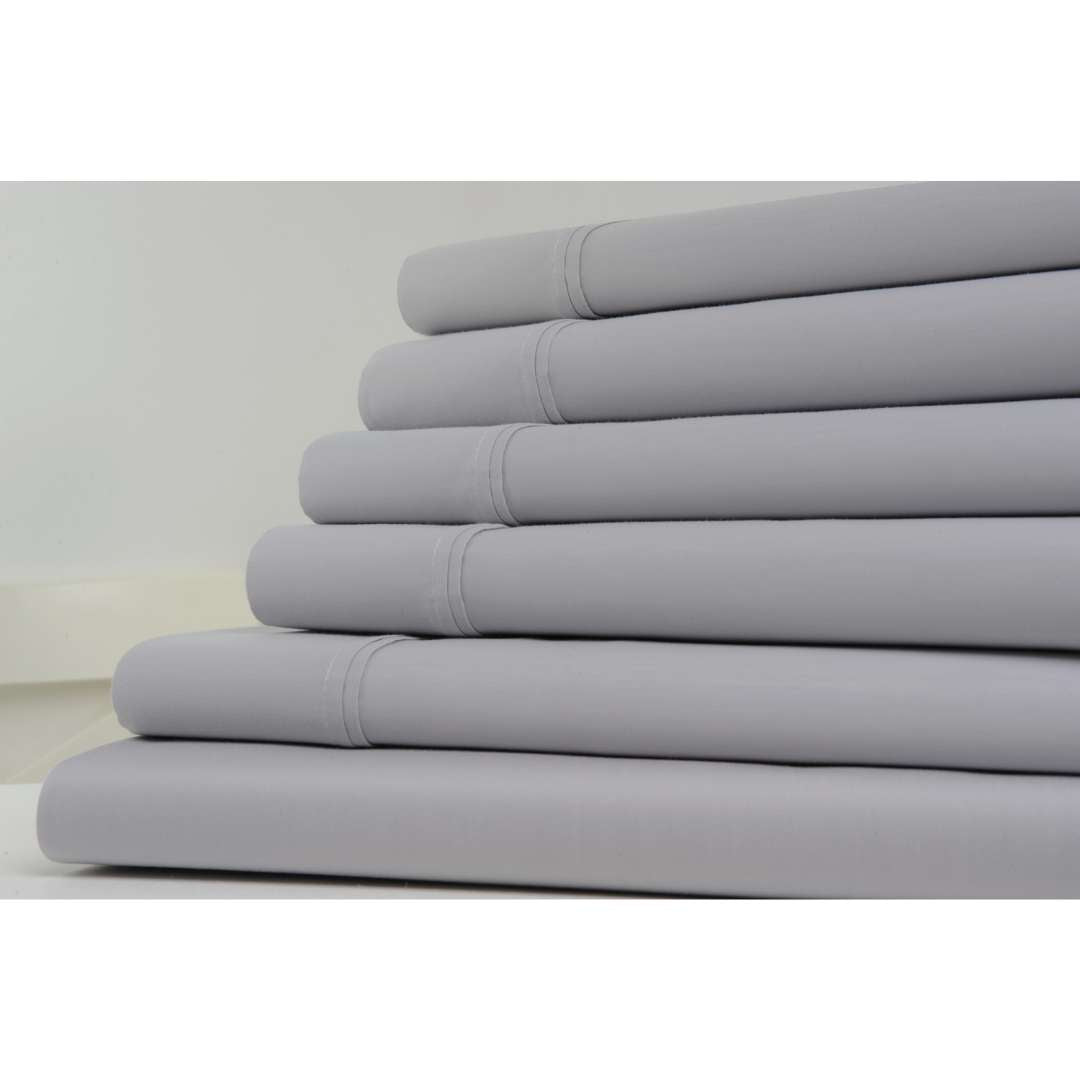 Kathy Ireland 1200 Thread Count 6 Piece Cotton Rich Sheet Set by Bed Bath Fashions - Image 10