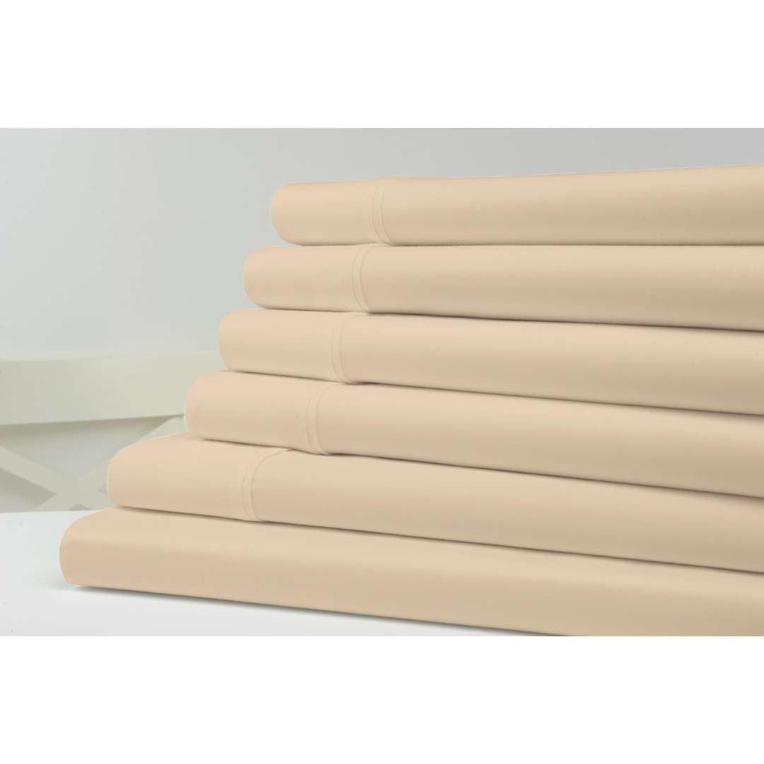 Kathy Ireland 1200 Thread Count 6 Piece Cotton Rich Sheet Set by Bed Bath Fashions - Image 3