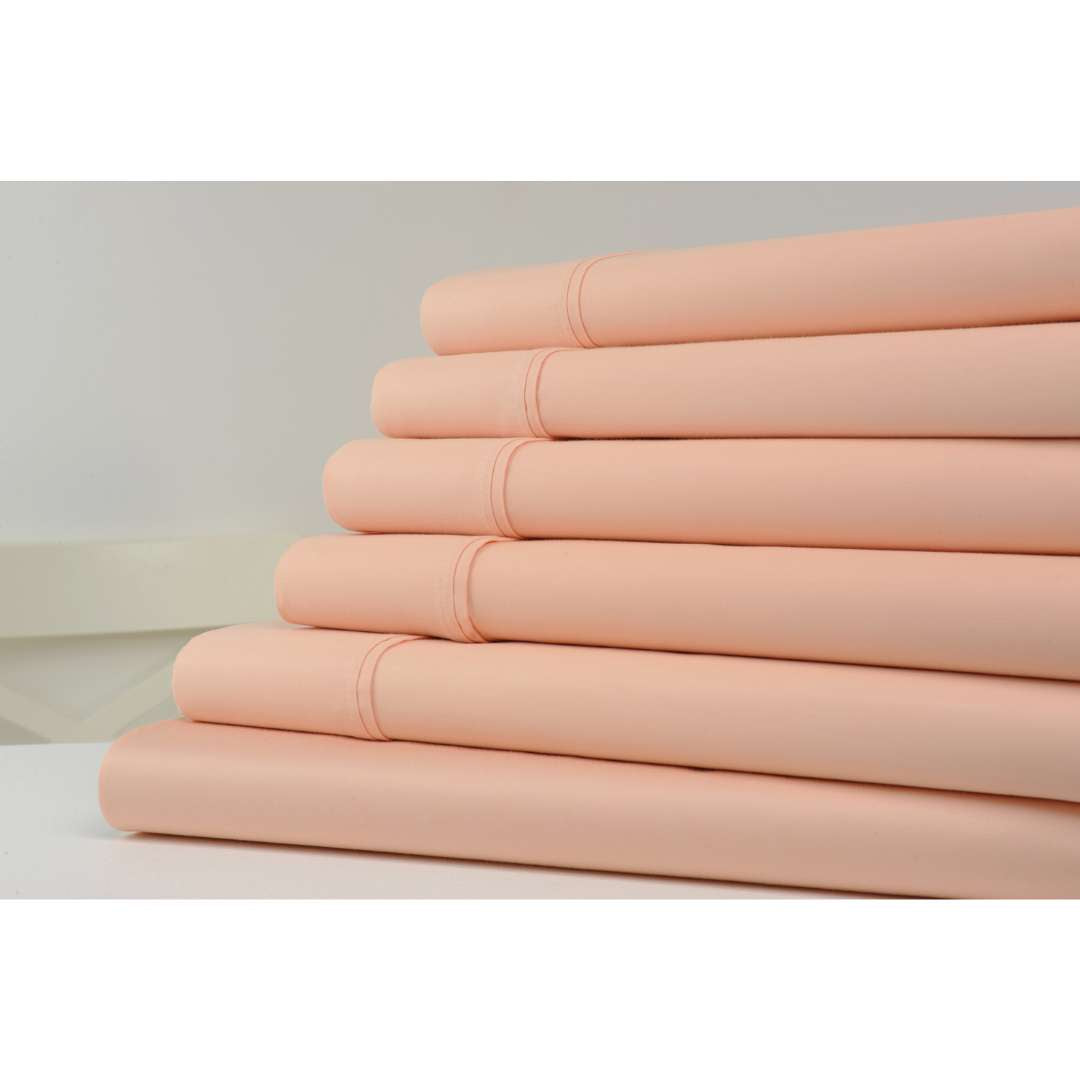 Kathy Ireland 1200 Thread Count 6 Piece Cotton Rich Sheet Set by Bed Bath Fashions - Image 4
