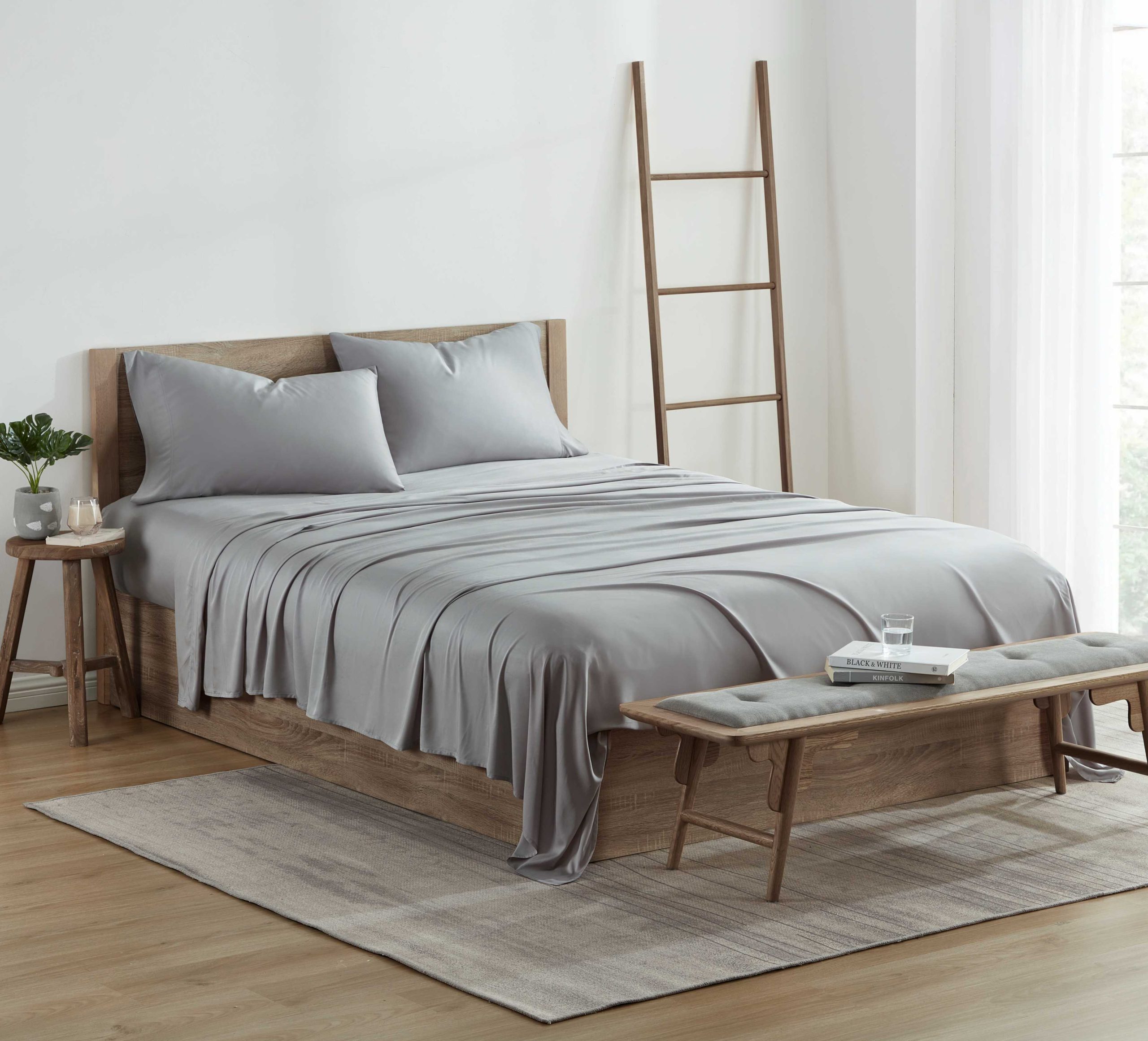 Kathy Ireland 300 Thread Count 100% Bamboo Sheet Set. by Bed Bath Fashions - Image 5