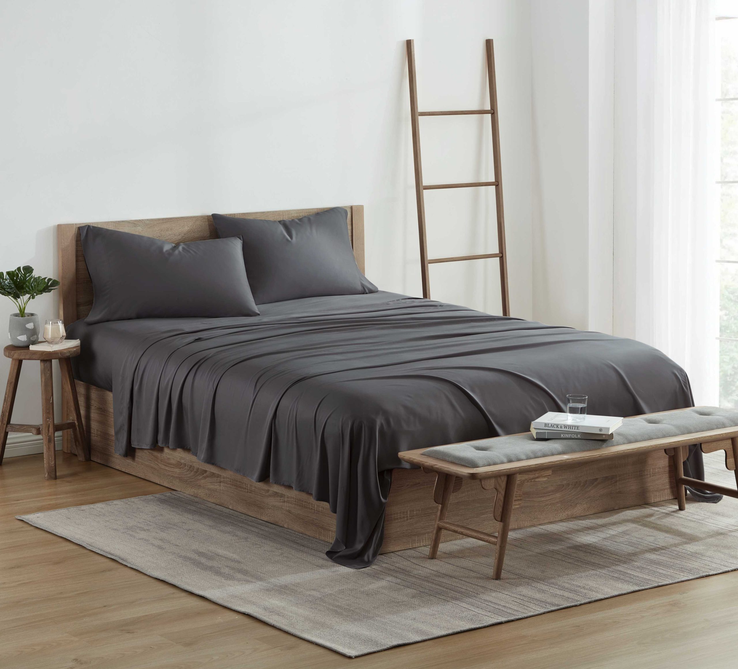 Kathy Ireland 300 Thread Count 100% Bamboo Sheet Set. by Bed Bath Fashions - Image 4