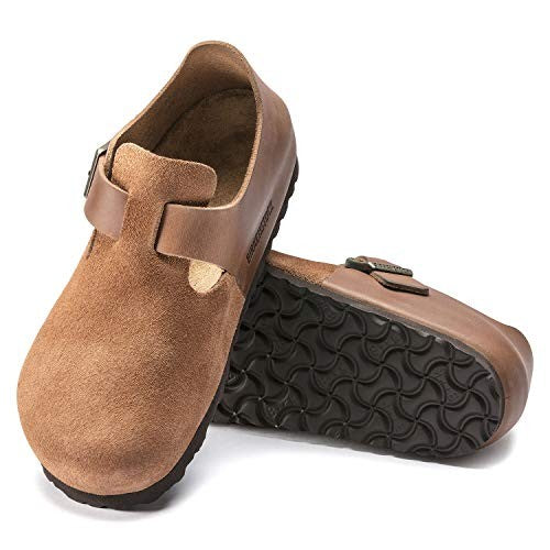 Birkenstock London Oiled Leather/Suede Leather Pecan - Image 2