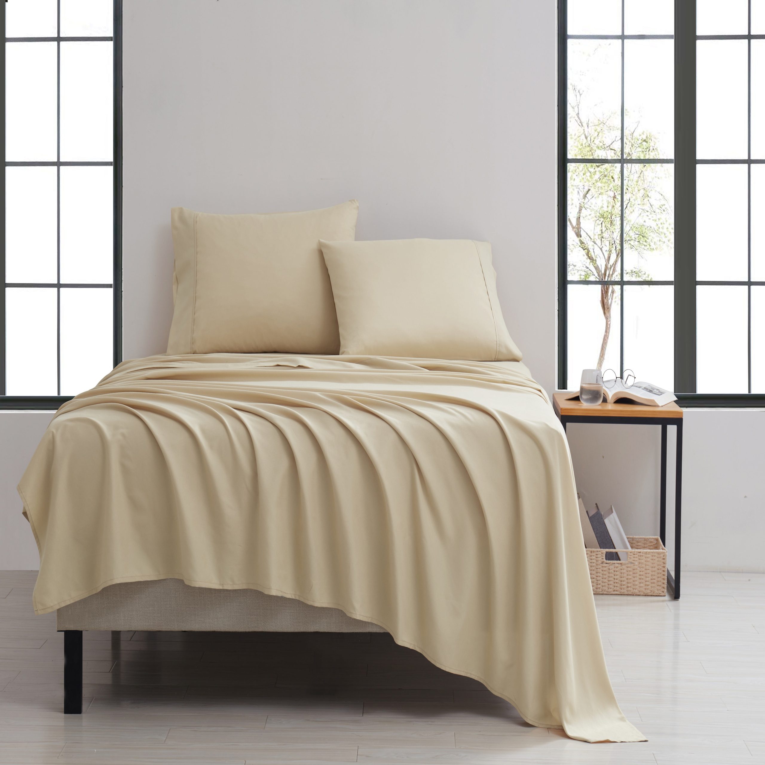 Kathy Ireland Twill Weave Luxury 4-Piece Sheet Set by Bed Bath Fashions - Image 2