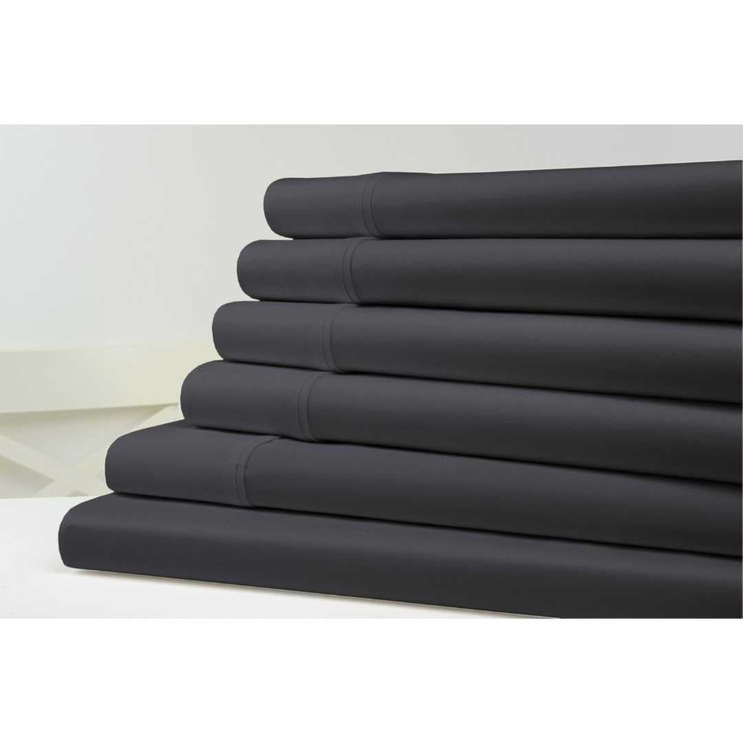 Kathy Ireland 1500 Thread Count Bamboo Cotton 6 pc Sheet Set by Bed Bath Fashions - Image 5