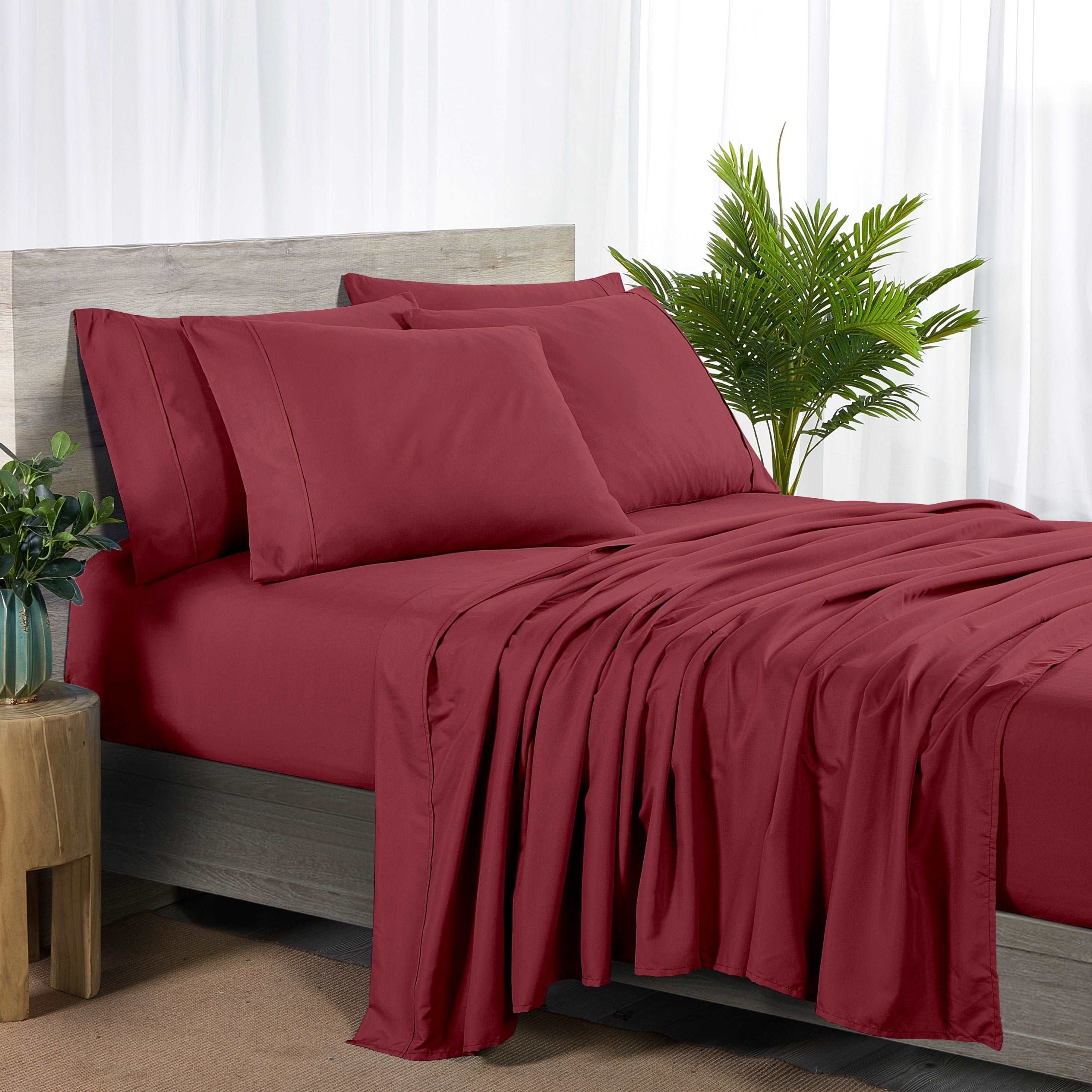 Bibb Home Bamboo 2000 Count 6 Piece Sheet Set with Sure Grip - Image 9