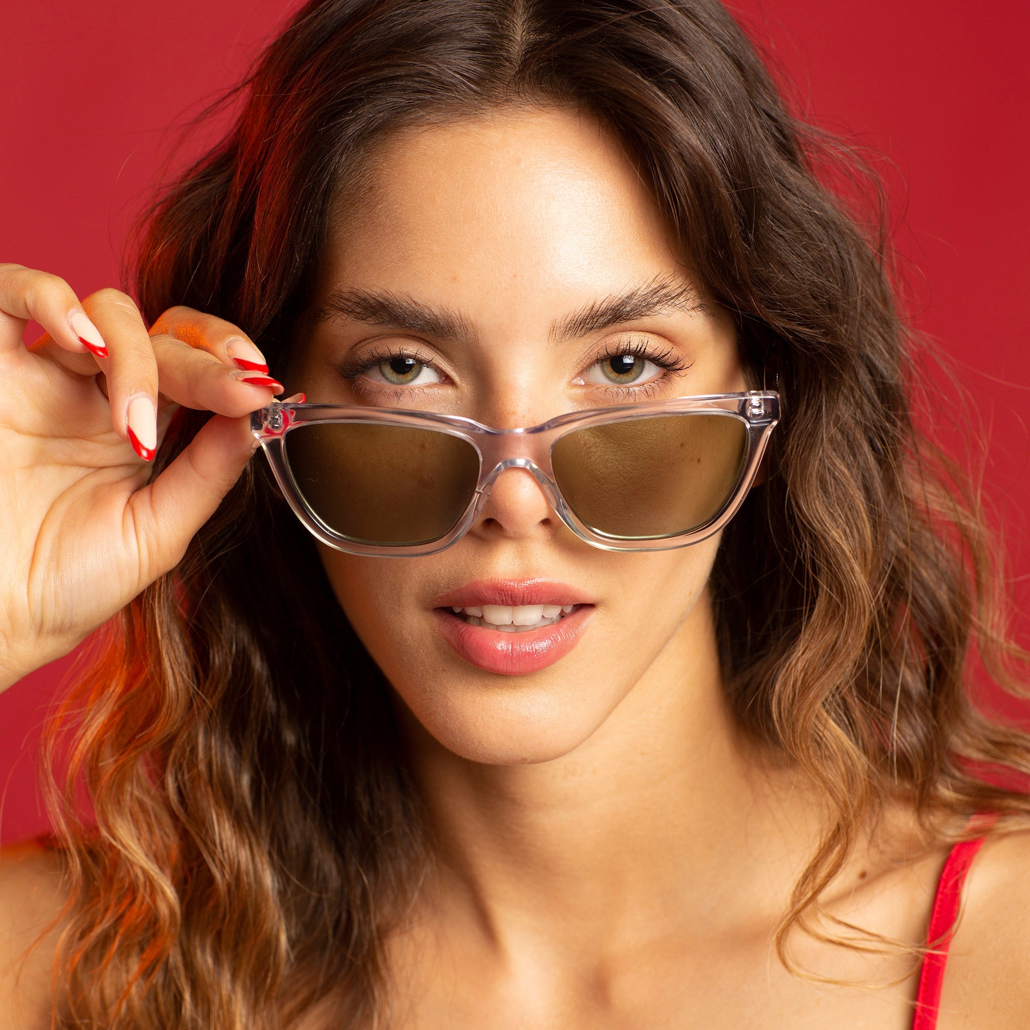 Biscayners Mashta Crystal Green Women's Sunglasses - Image 3