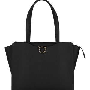 Ferragamo Gemini Leather Shoulder Bag