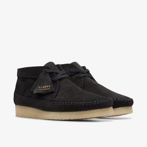 Clarks Men's Weaver Boot - Black Sde