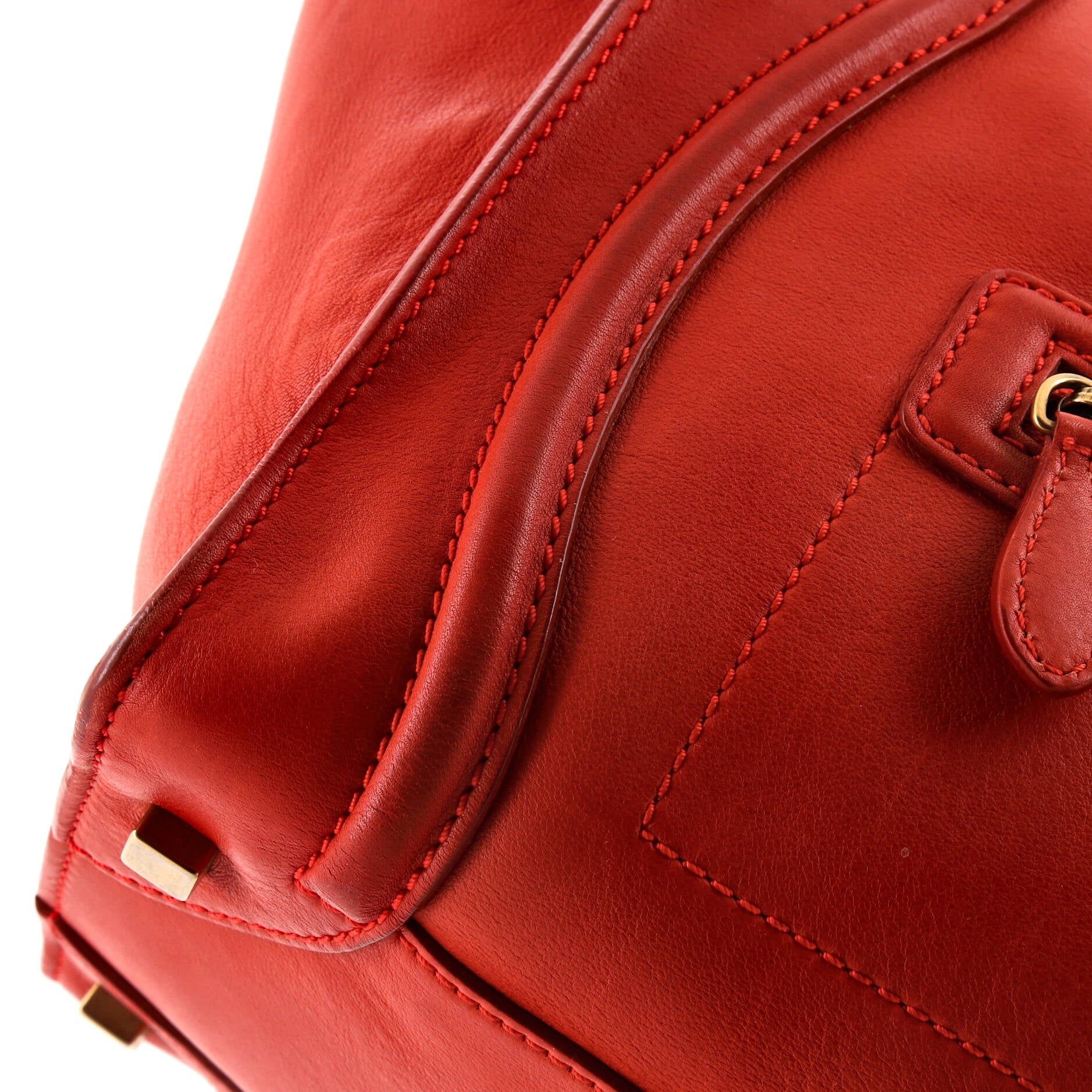 Pre-Loved Celine Luggage Bag Smooth Leather Medium - Image 6