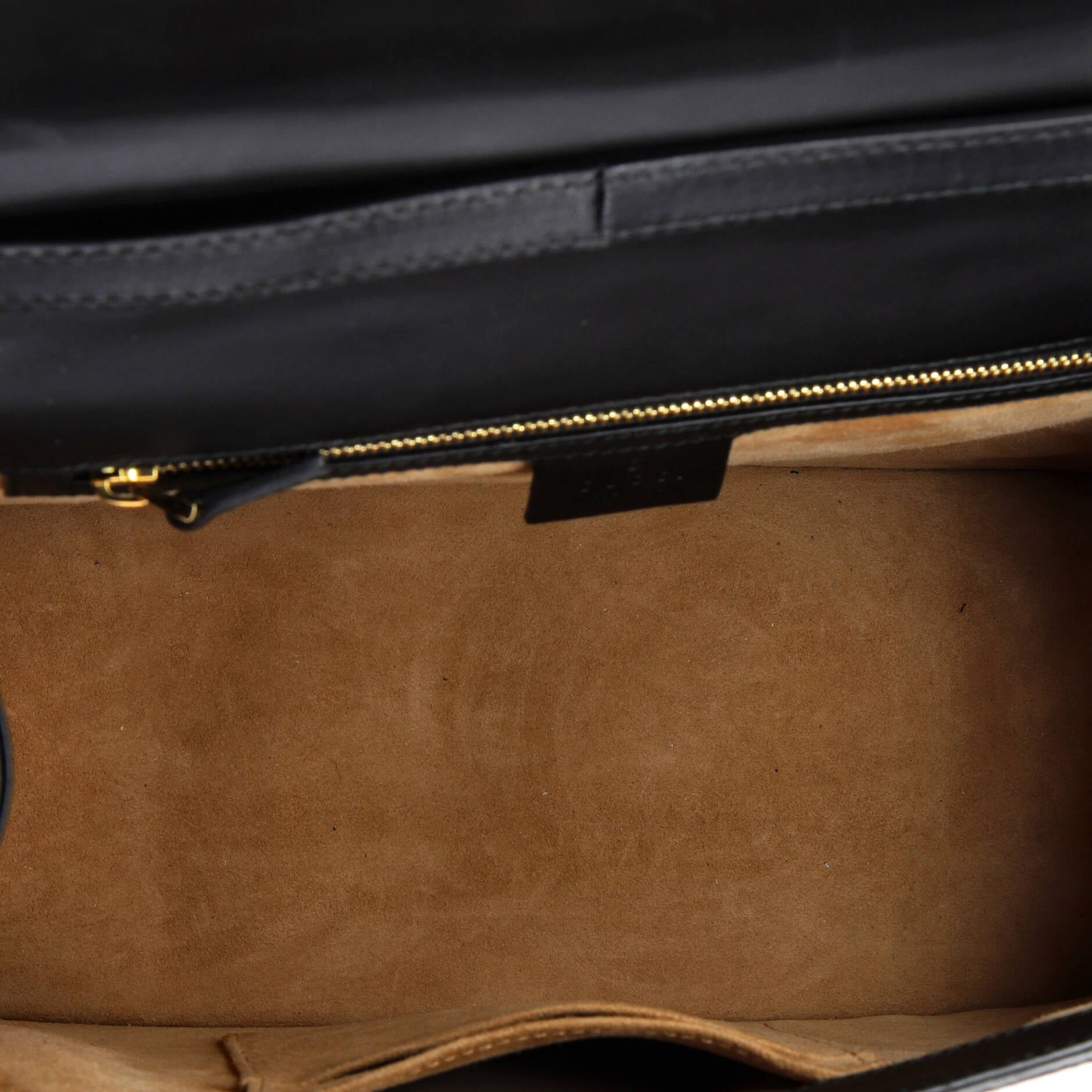 Pre-Loved Gucci Sylvie Top Handle Bag Guccissima Leather with Applique Medium - Image 5