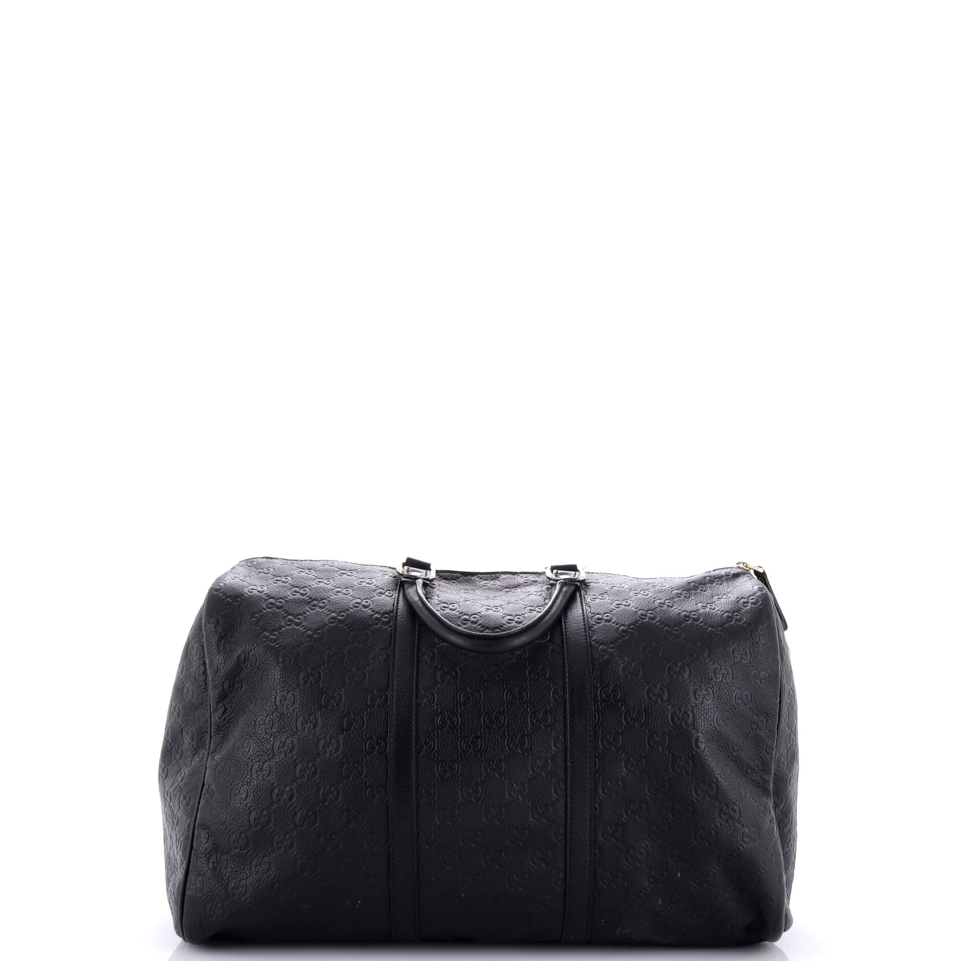 Pre-Loved Gucci Carry On Convertible Duffle Bag Guccissima Leather Small - Image 3