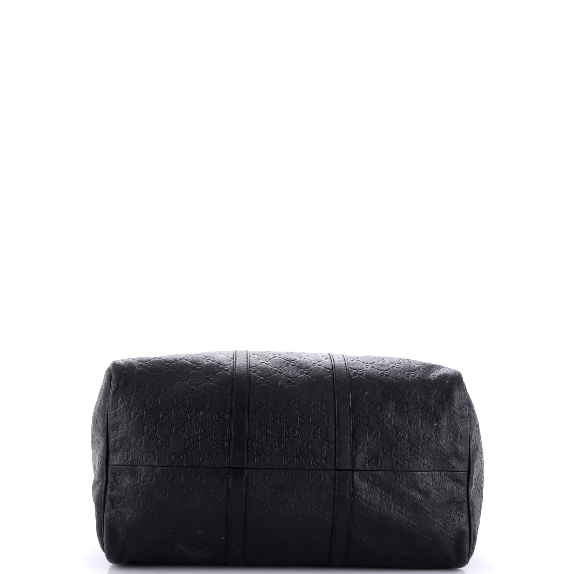 Pre-Loved Gucci Carry On Convertible Duffle Bag Guccissima Leather Small - Image 4