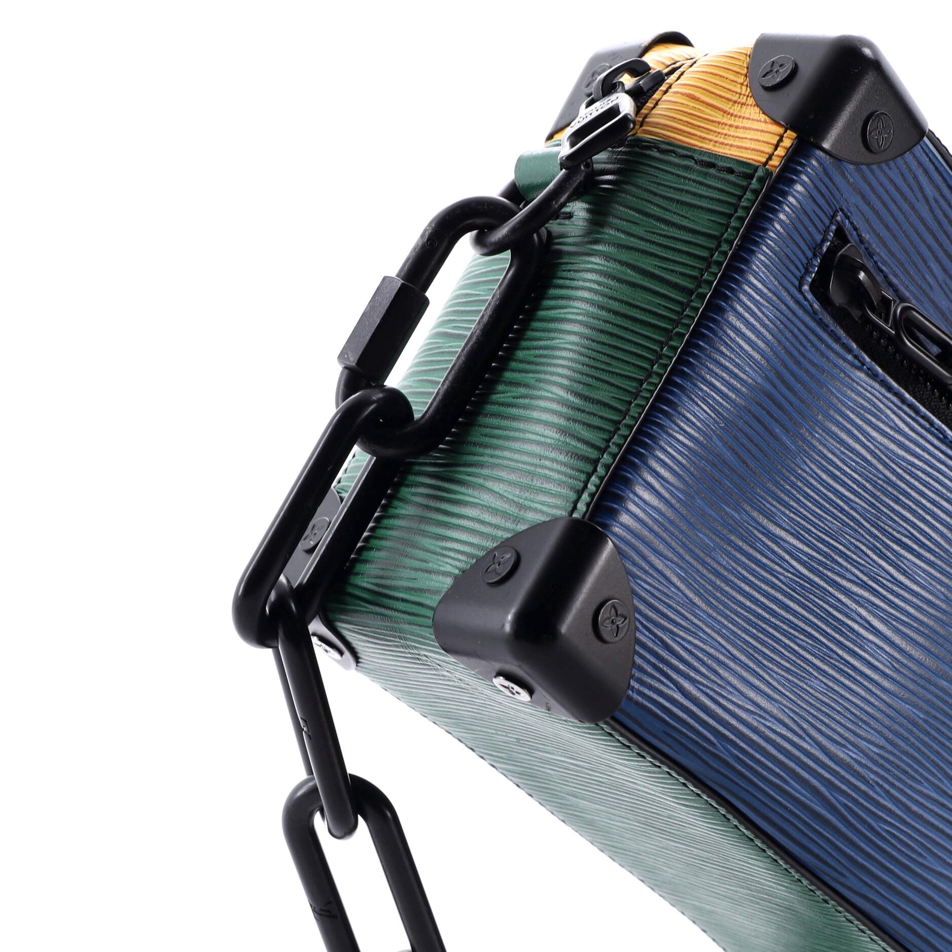 Pre-Loved Louis Vuitton Soft Trunk Bag Colorblock Epi Leather Mini - Image 7