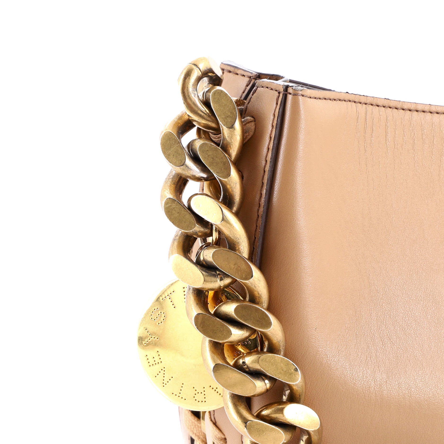 Pre-Loved Stella Mccartney Frayme Shoulder Bag Faux Leather Medium - Image 6