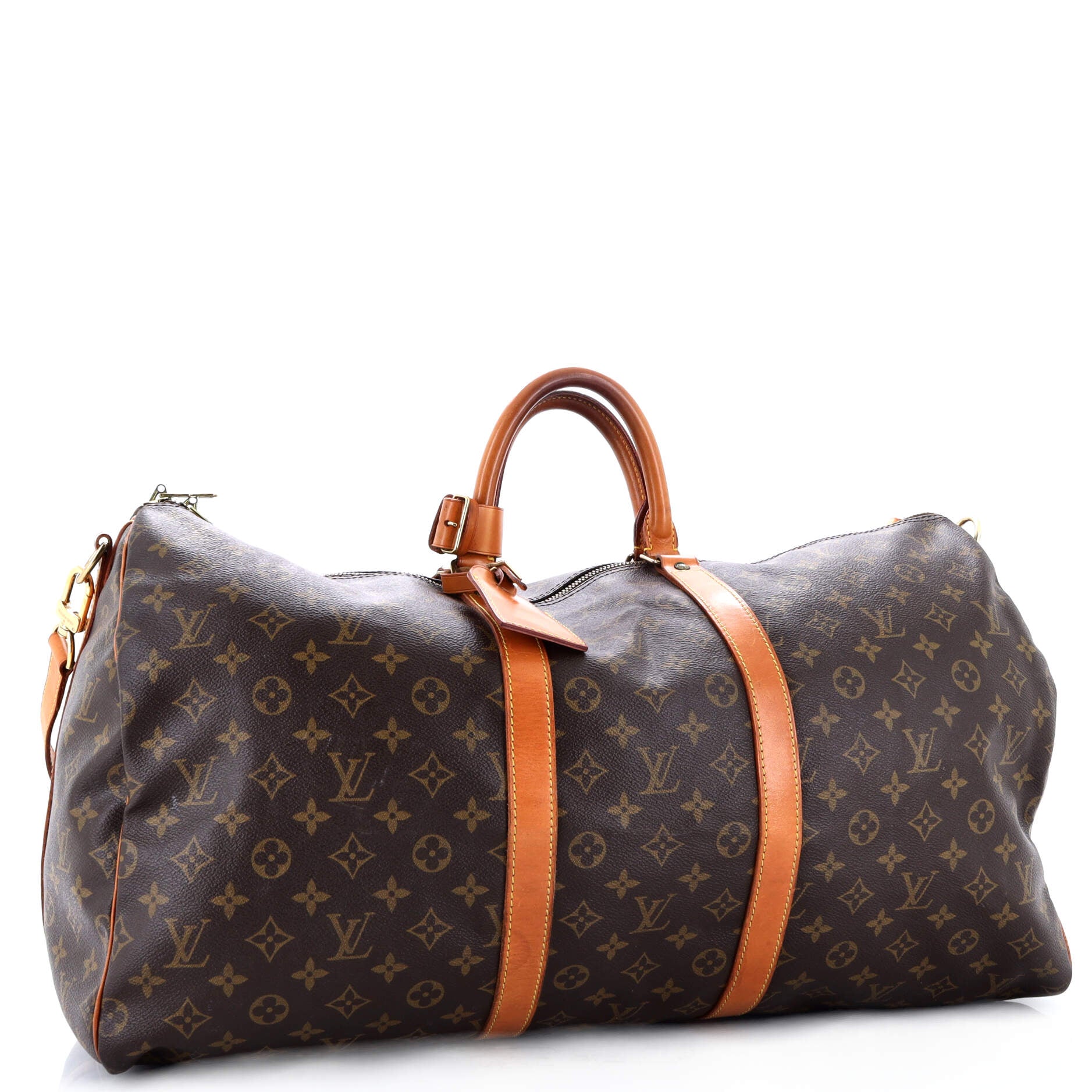 Pre-Loved Louis Vuitton Keepall Bandouliere Bag Monogram Canvas 55 - Image 2