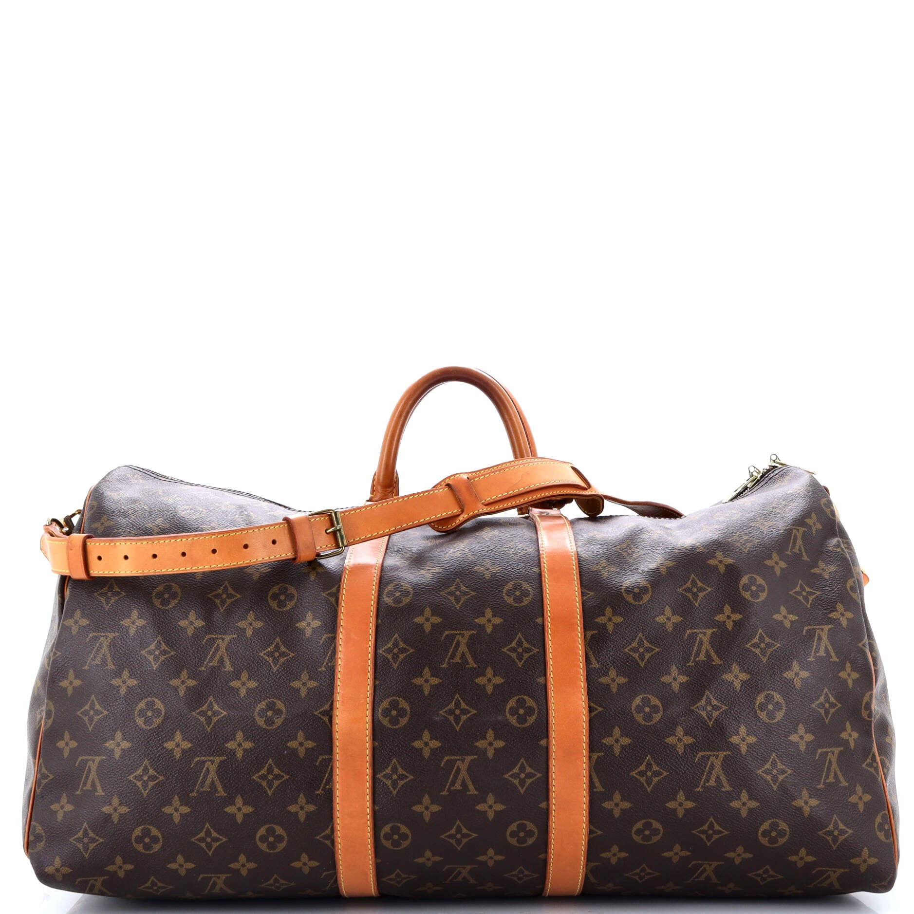 Pre-Loved Louis Vuitton Keepall Bandouliere Bag Monogram Canvas 55 - Image 3