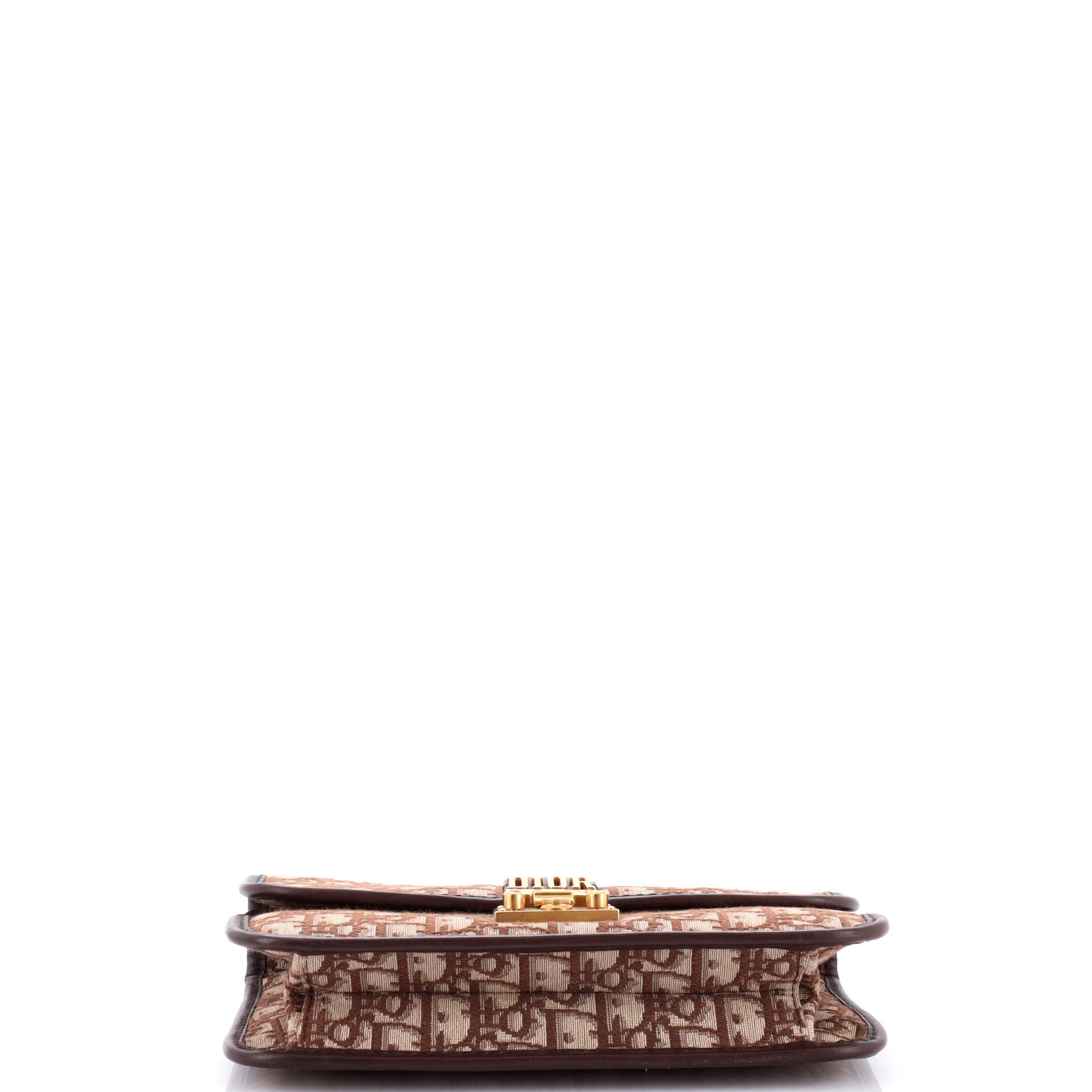 Pre-Loved Christian Dior Dioraddict Flap Bag with Strap Oblique Canvas Medium - Image 4