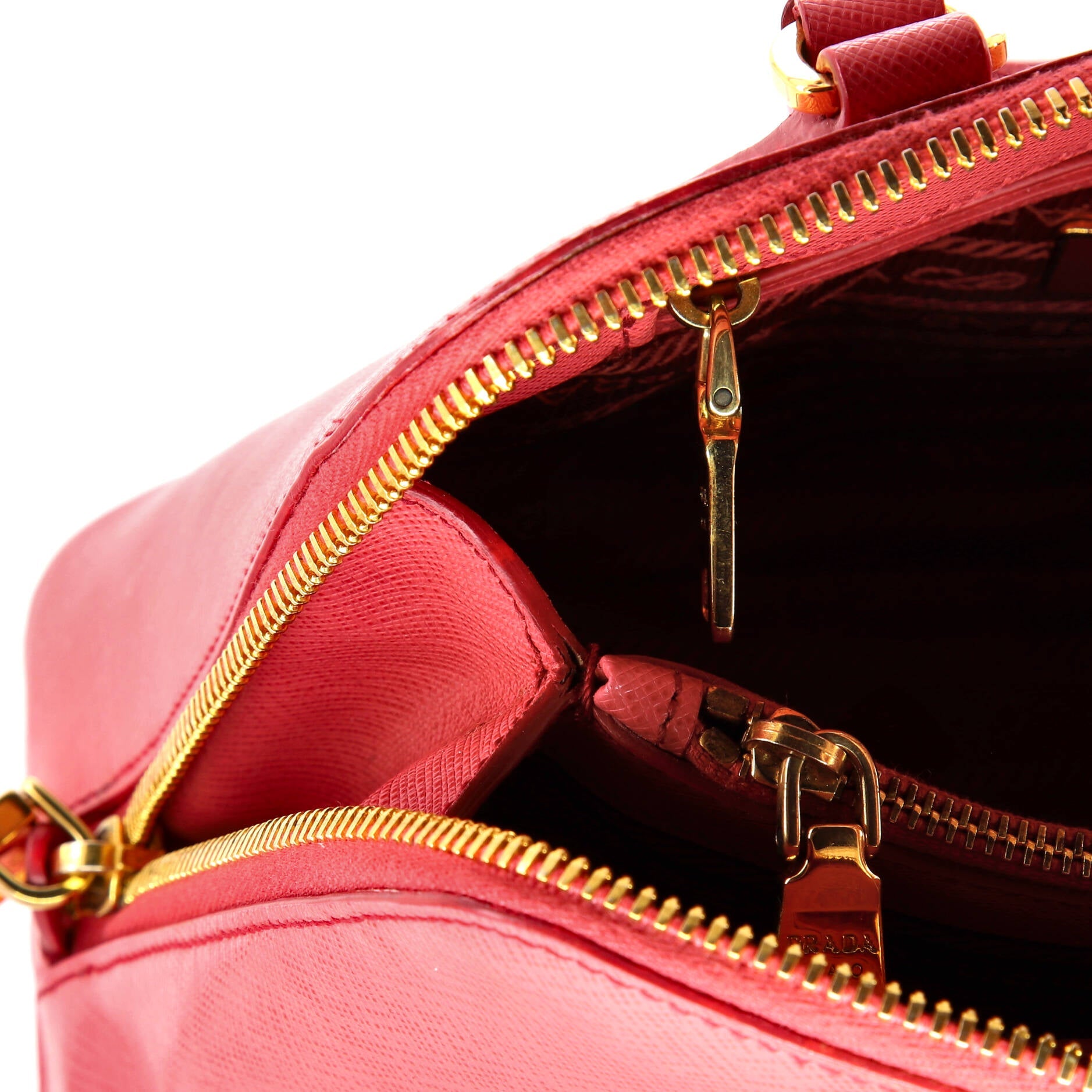 Pre-Loved Prada Promenade Bag Saffiano Leather Small - Image 8