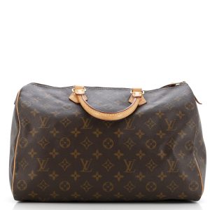 Pre-Loved Louis Vuitton Speedy Handbag Monogram Canvas 35
