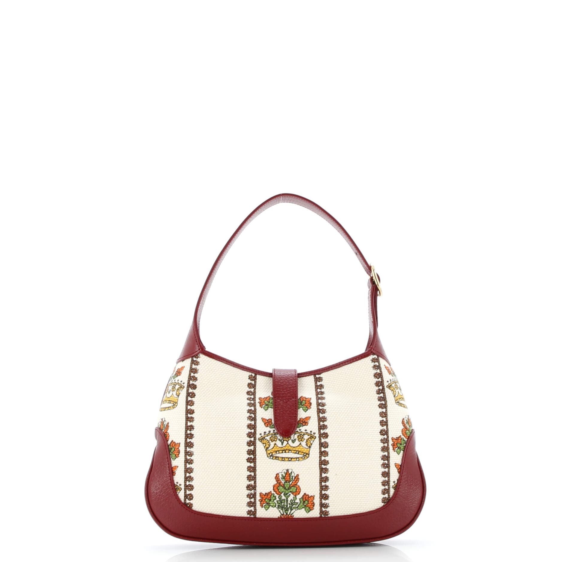 Pre-Loved Gucci 100 Jackie 1961 Hobo Limited Edition Canvas Small - Image 3