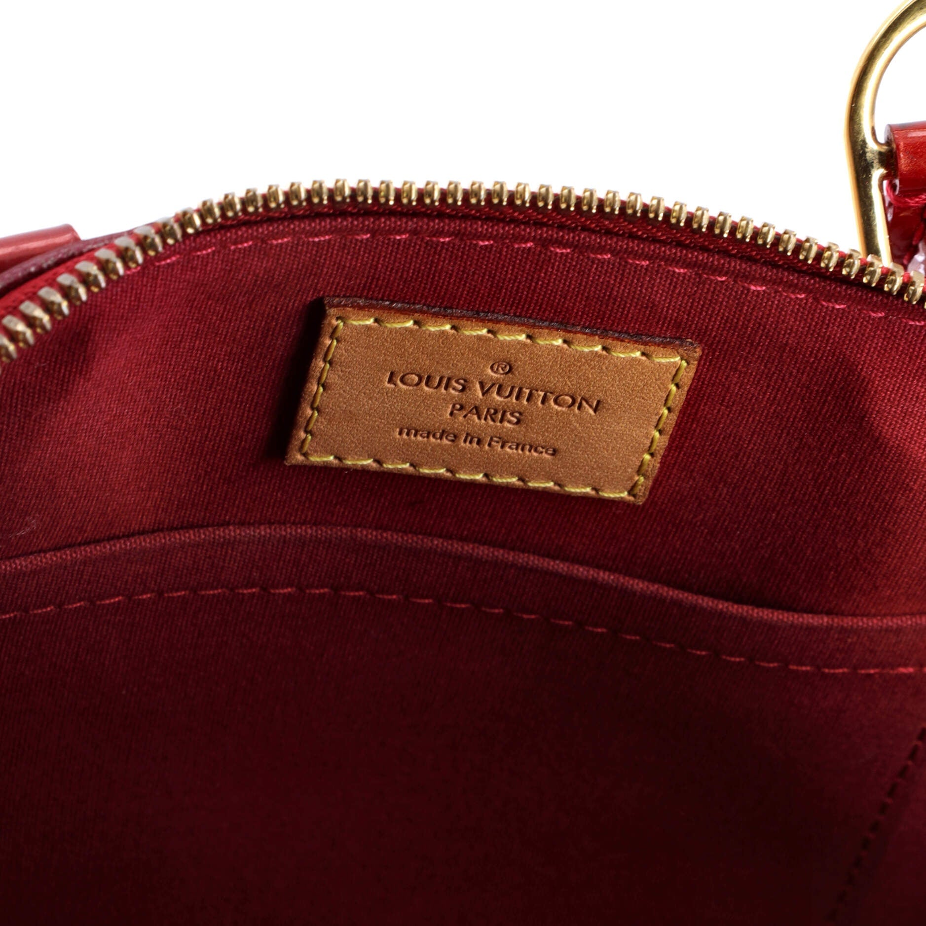 Pre-Loved Louis Vuitton Alma Handbag Monogram Vernis BB - Image 8