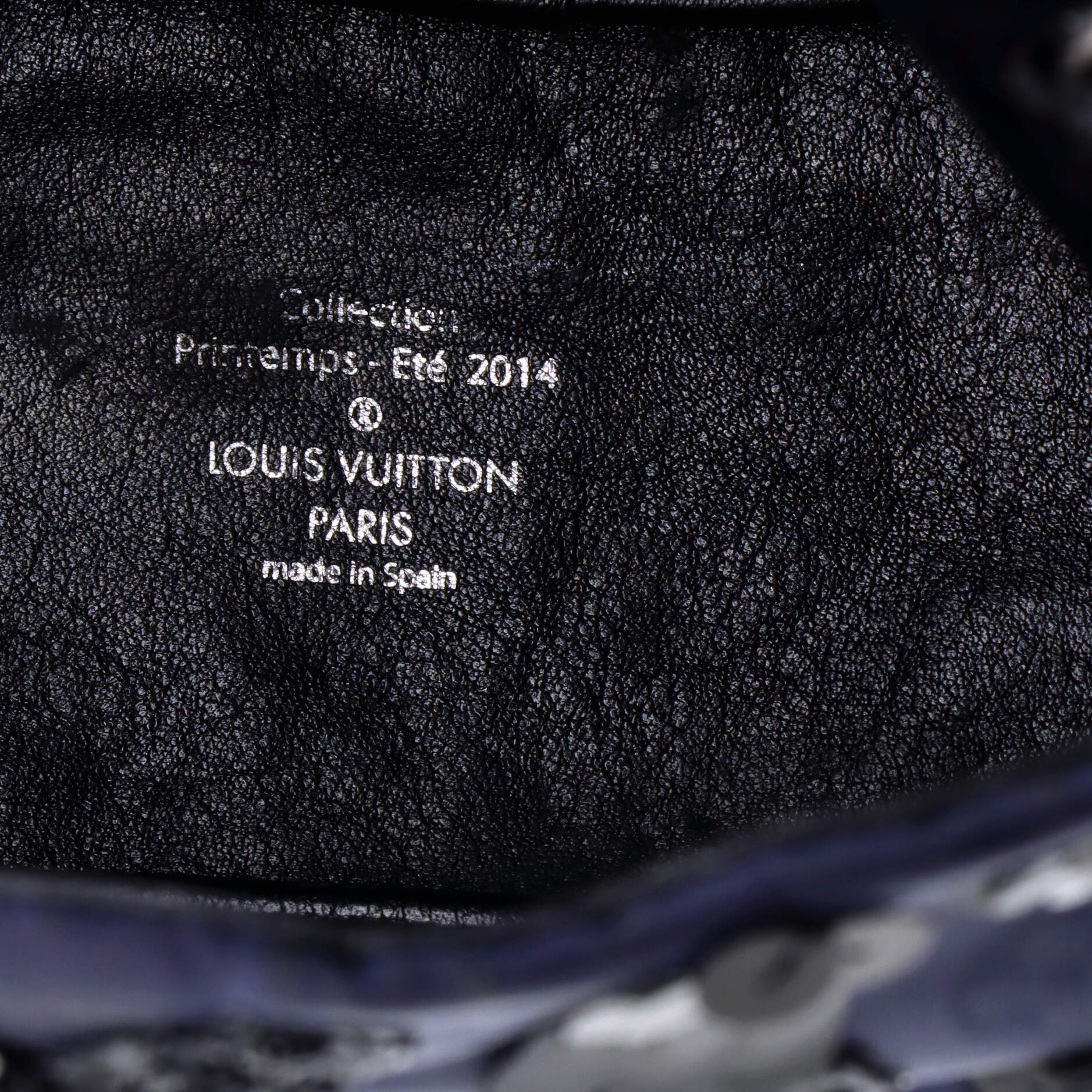 Pre-Loved Louis Vuitton NN14 Spotlight Bucket Bag Sequin Graffiti Monogram Nylon PM - Image 6