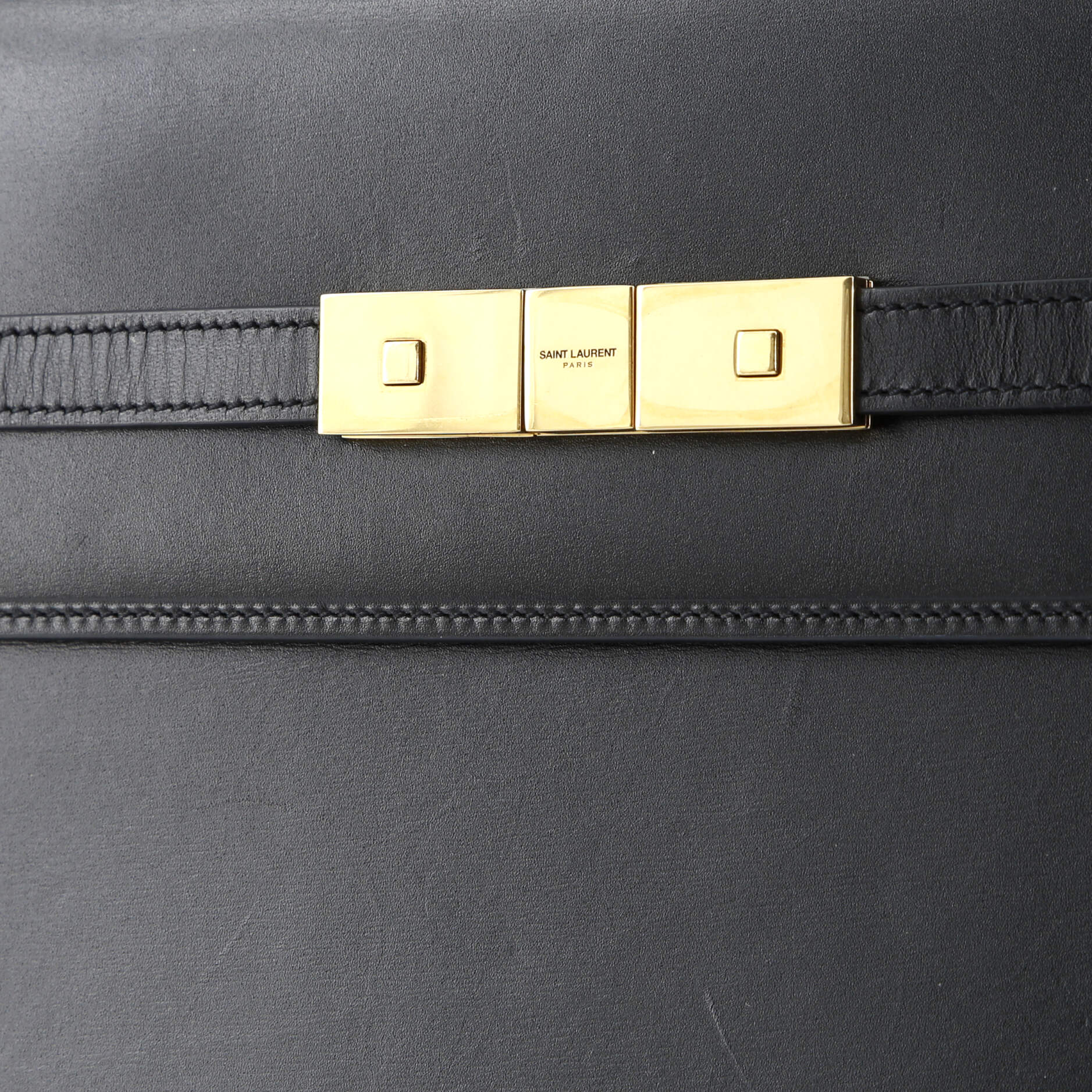 Pre-Loved Saint Laurent Manhattan Shoulder Bag Leather Medium - Image 6