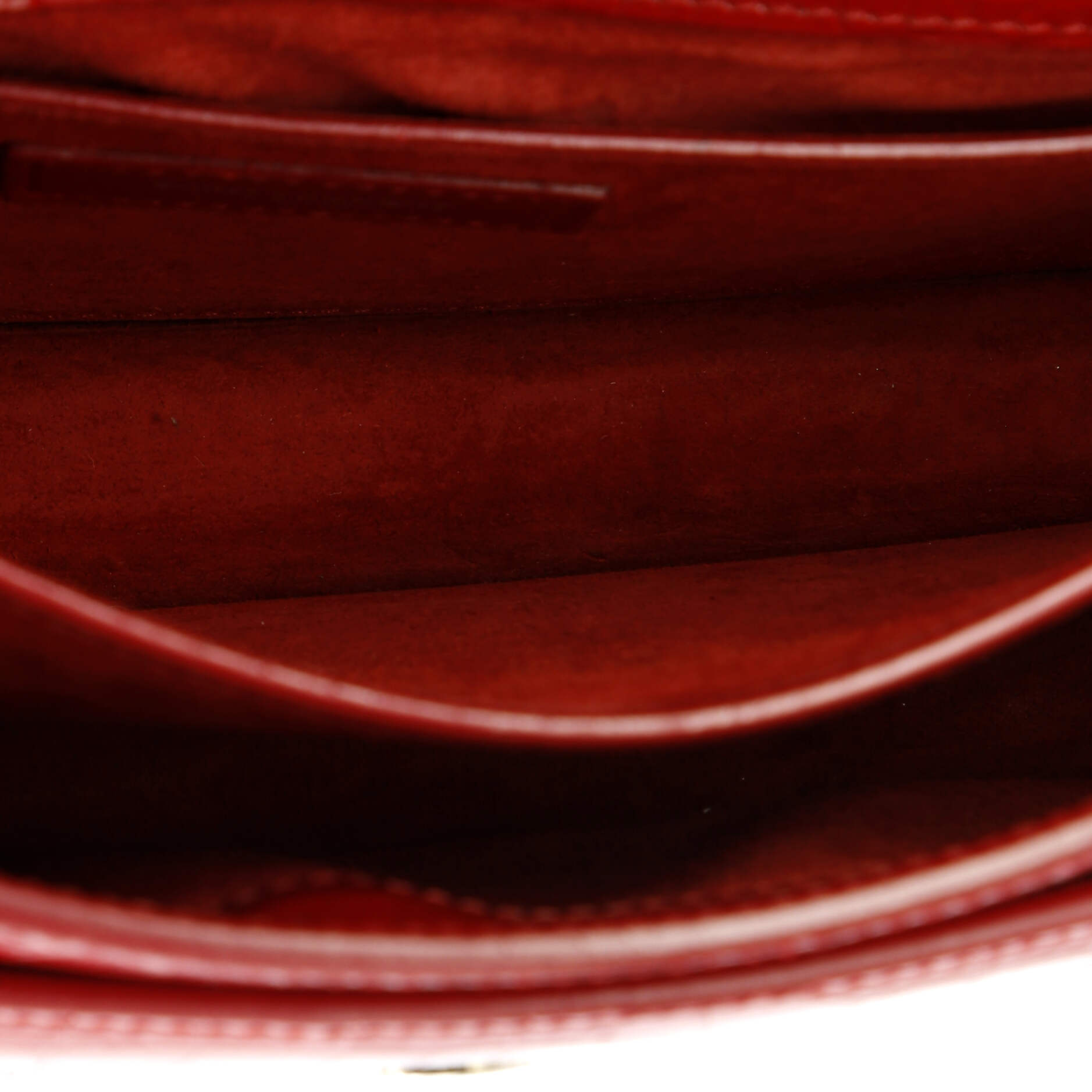 Pre-Loved Saint Laurent Sunset Crossbody Bag Crocodile Embossed Leather Medium - Image 5