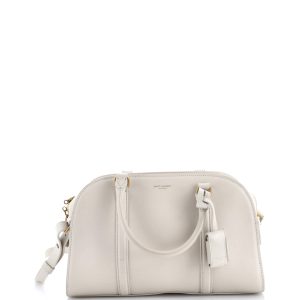 Pre-Loved Saint Laurent Lock Baby Duffle Bag Leather