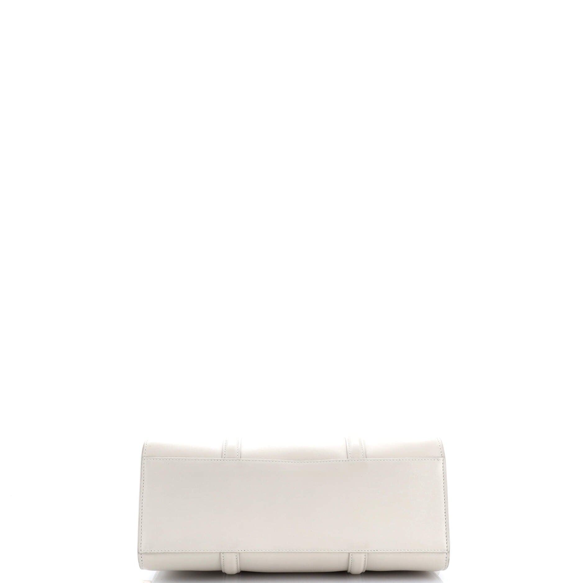 Pre-Loved Saint Laurent Lock Baby Duffle Bag Leather - Image 4