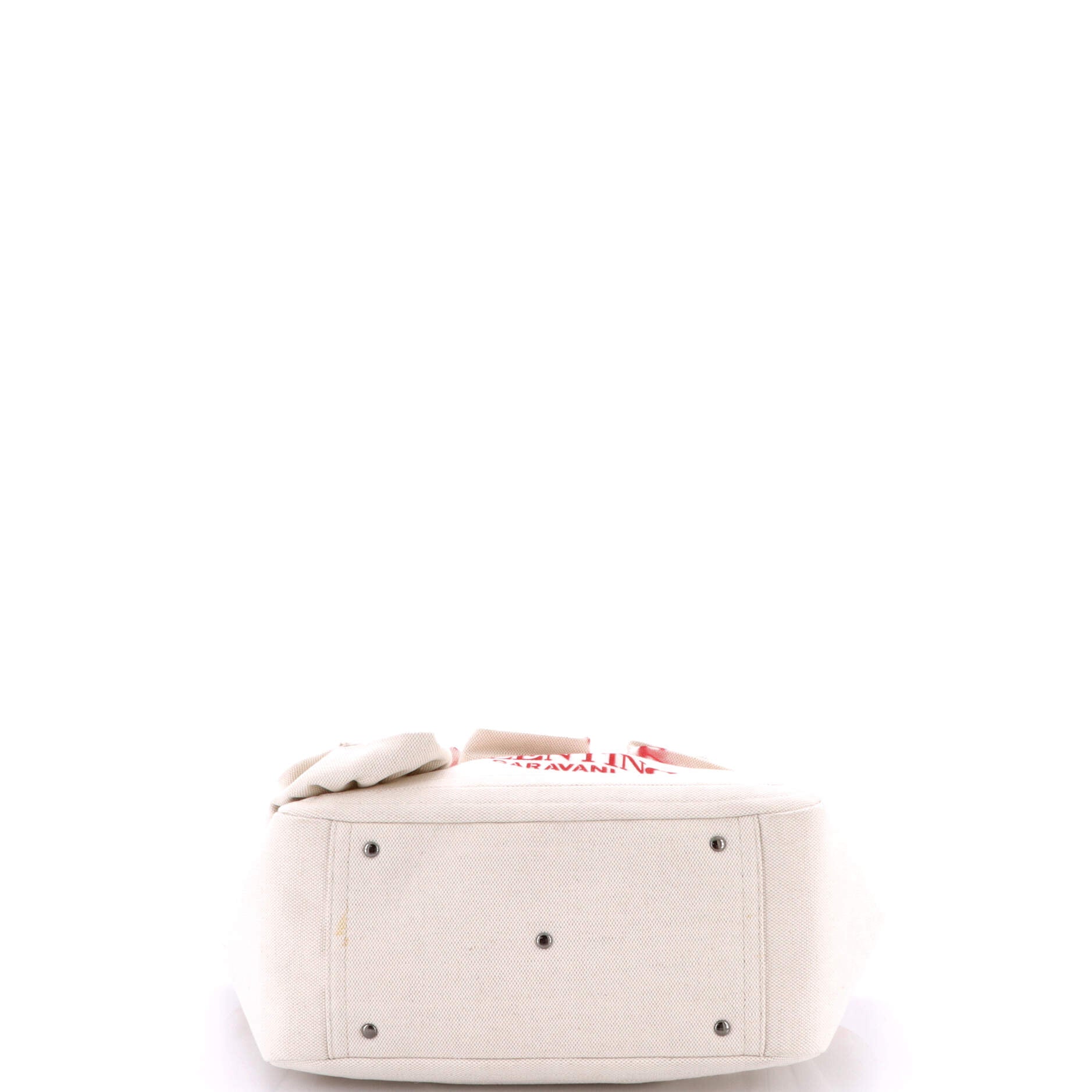 Pre-Loved Valentino Rose Blossom Atelier Bag Canvas Medium - Image 5