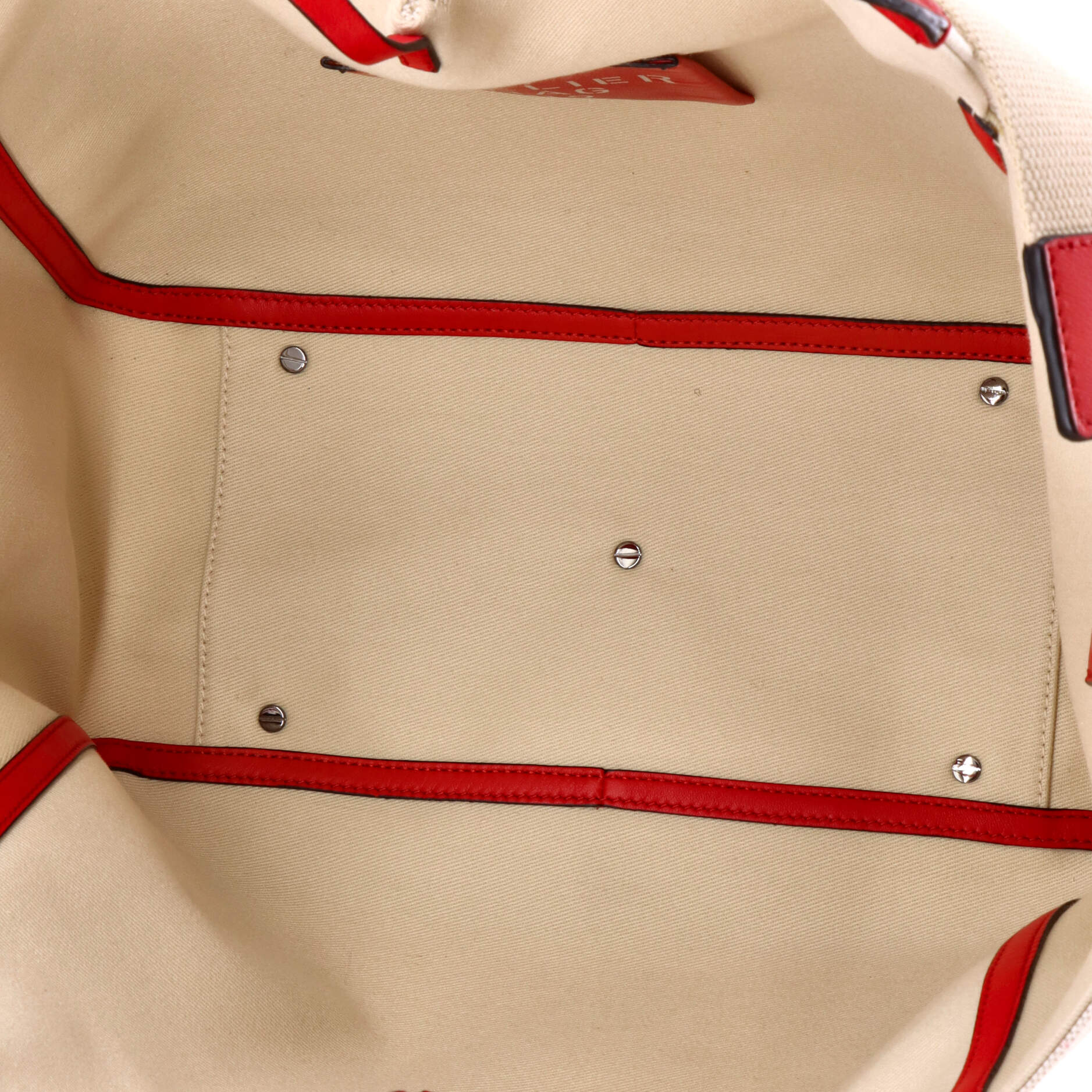 Pre-Loved Valentino Rose Blossom Atelier Bag Canvas Medium - Image 6