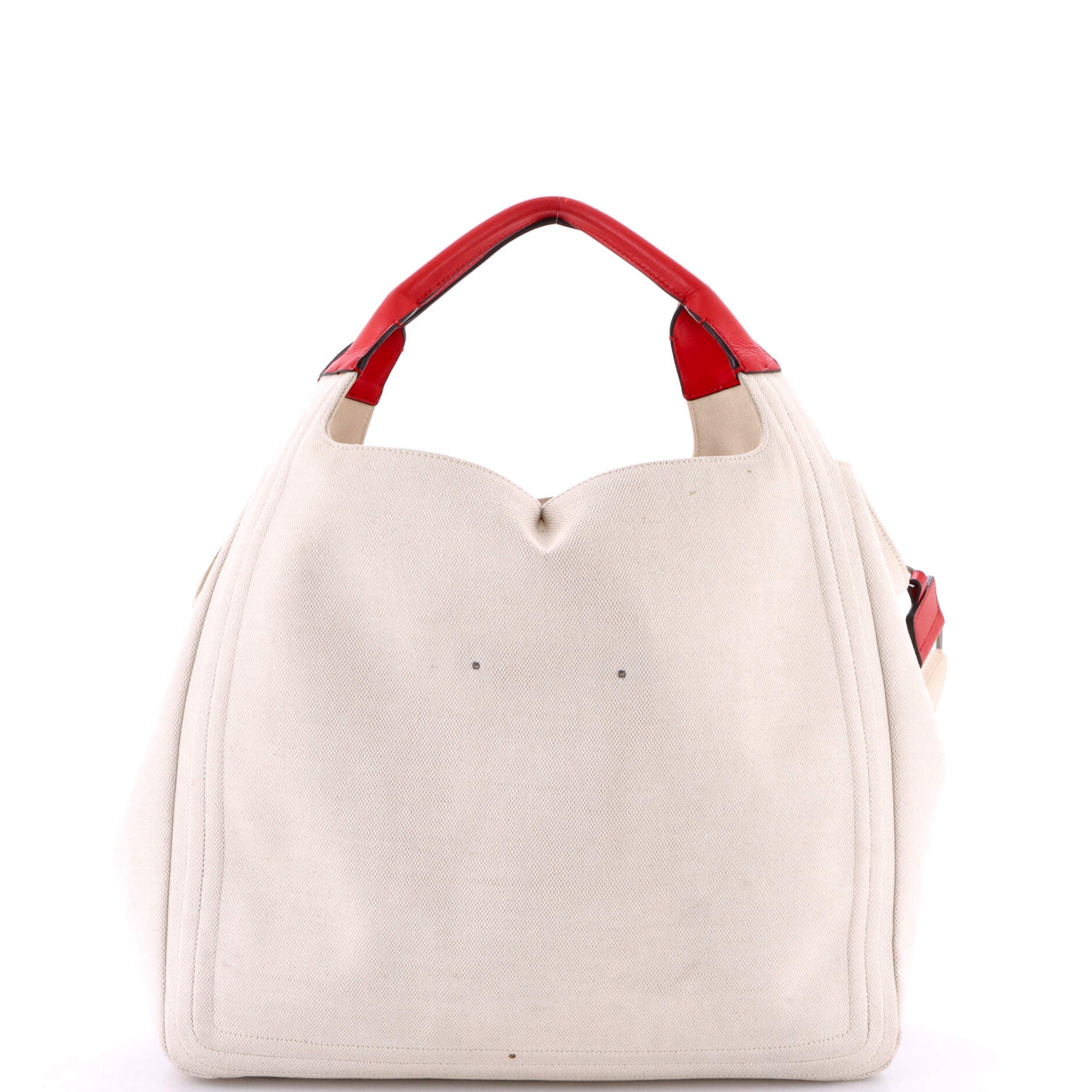 Pre-Loved Valentino Rose Blossom Atelier Bag Canvas Large - Image 4