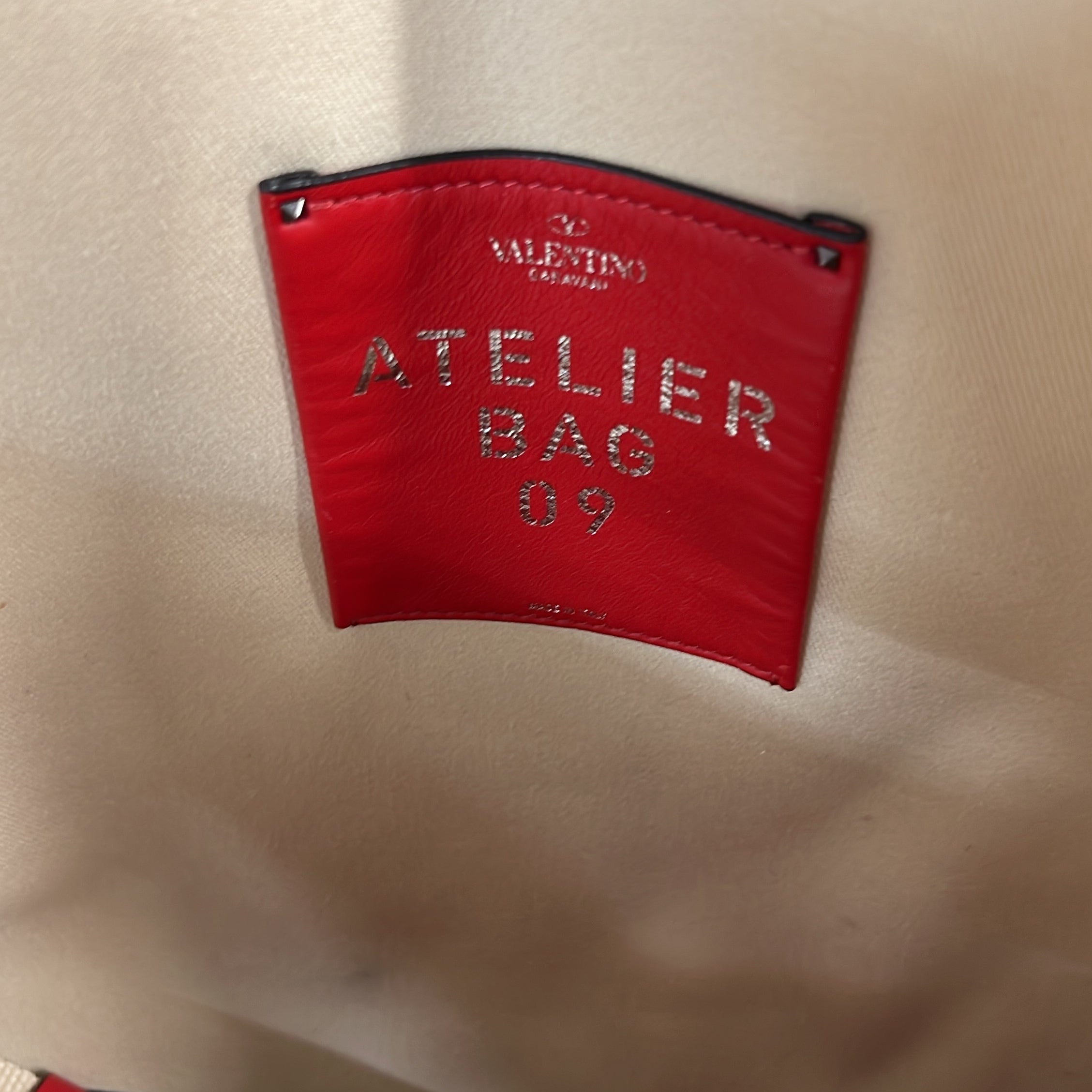 Pre-Loved Valentino Rose Blossom Atelier Bag Canvas Large - Image 7