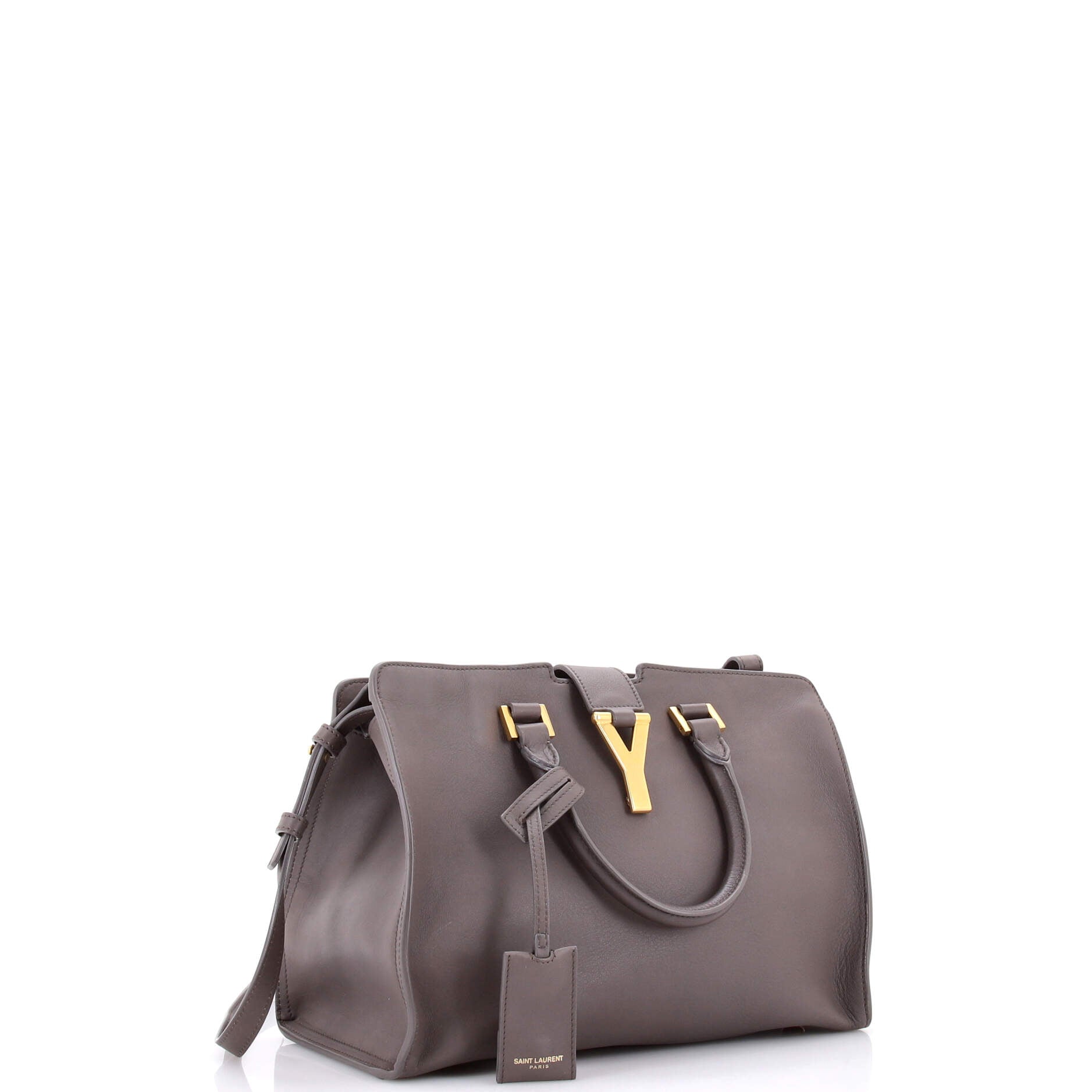 Pre-Loved Saint Laurent Classic Y Cabas Leather Small - Image 2