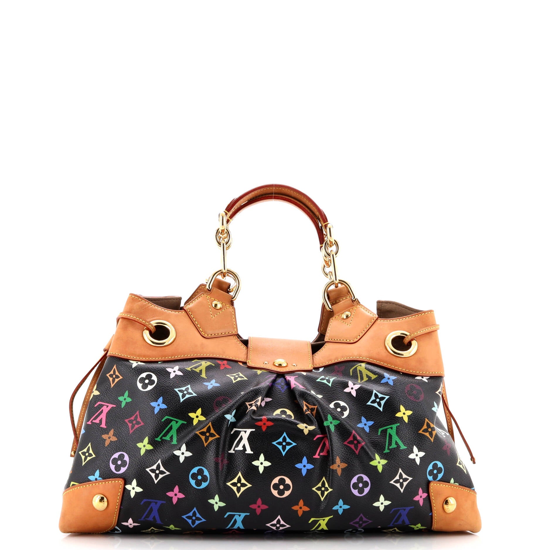 Pre-Loved Louis Vuitton Ursula Handbag Monogram Multicolor - Image 3