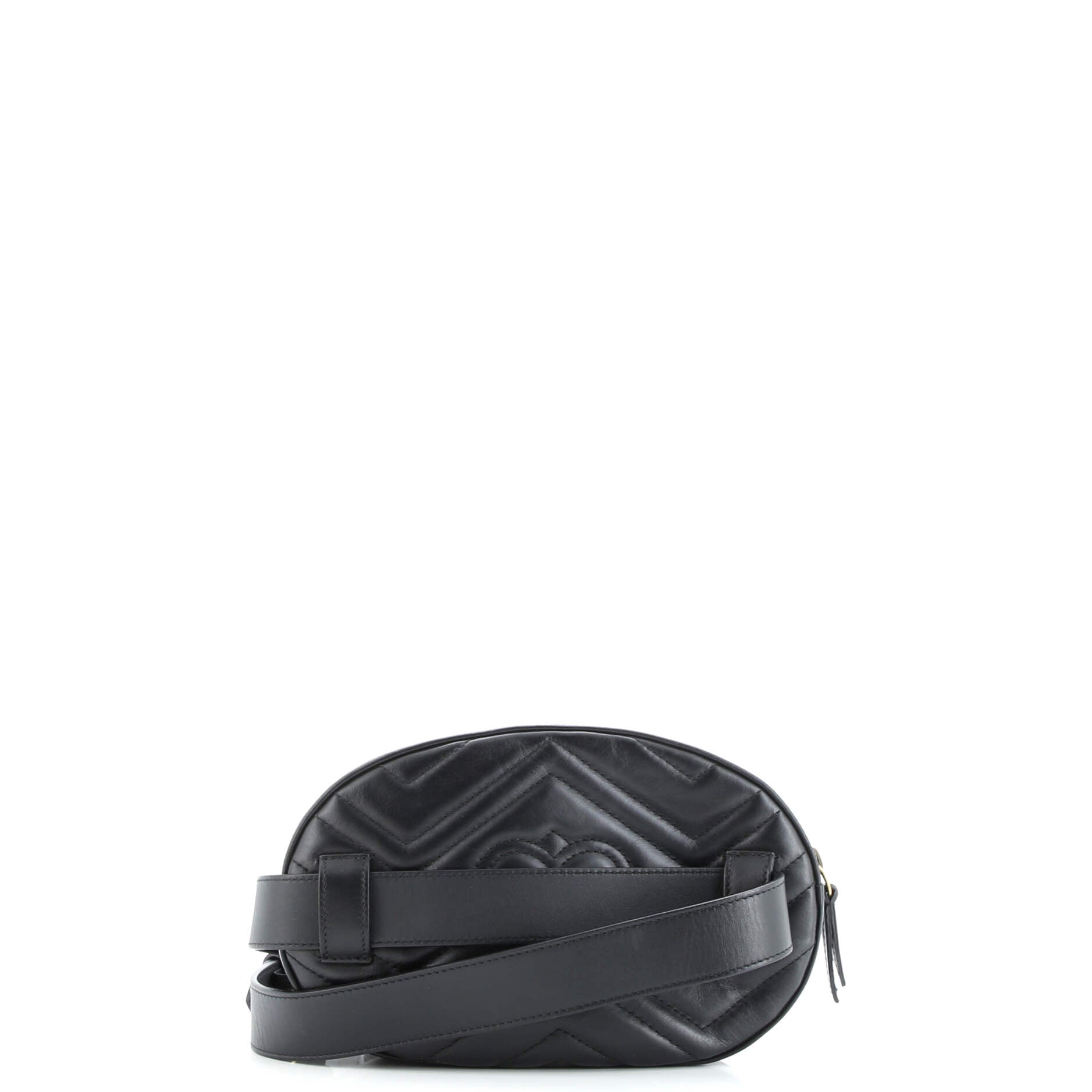 Pre-Loved Gucci GG Marmont Belt Bag Embellished Matelasse Leather - Image 3